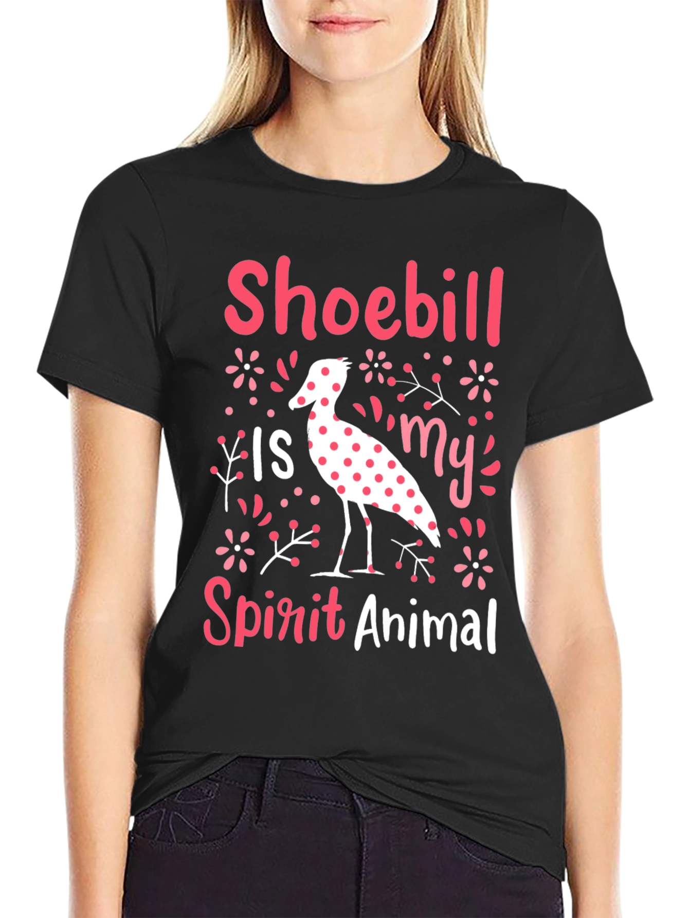 Shoebill Spirit Animal Graphic Tee