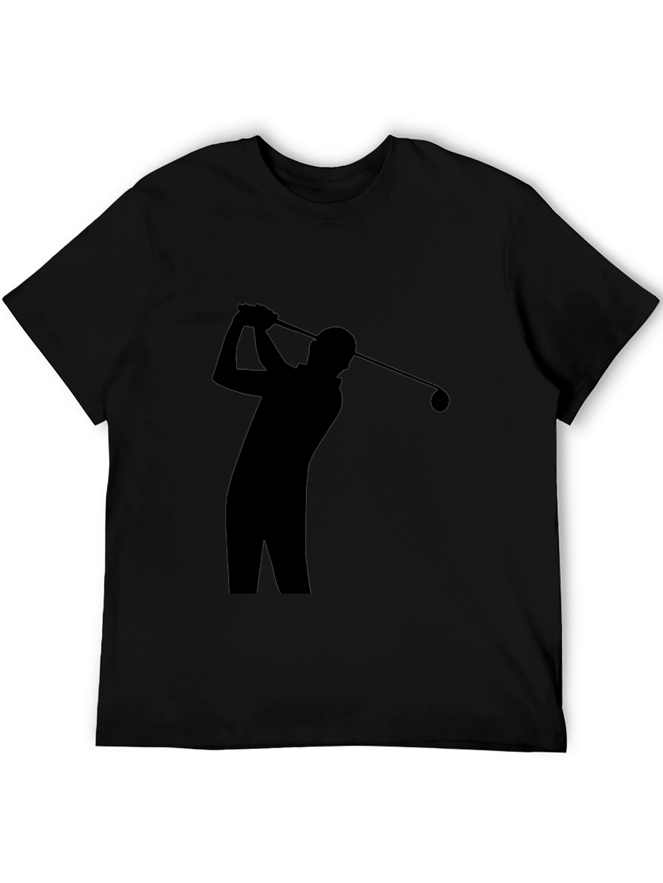 Black Golf Silhouette T-Shirt