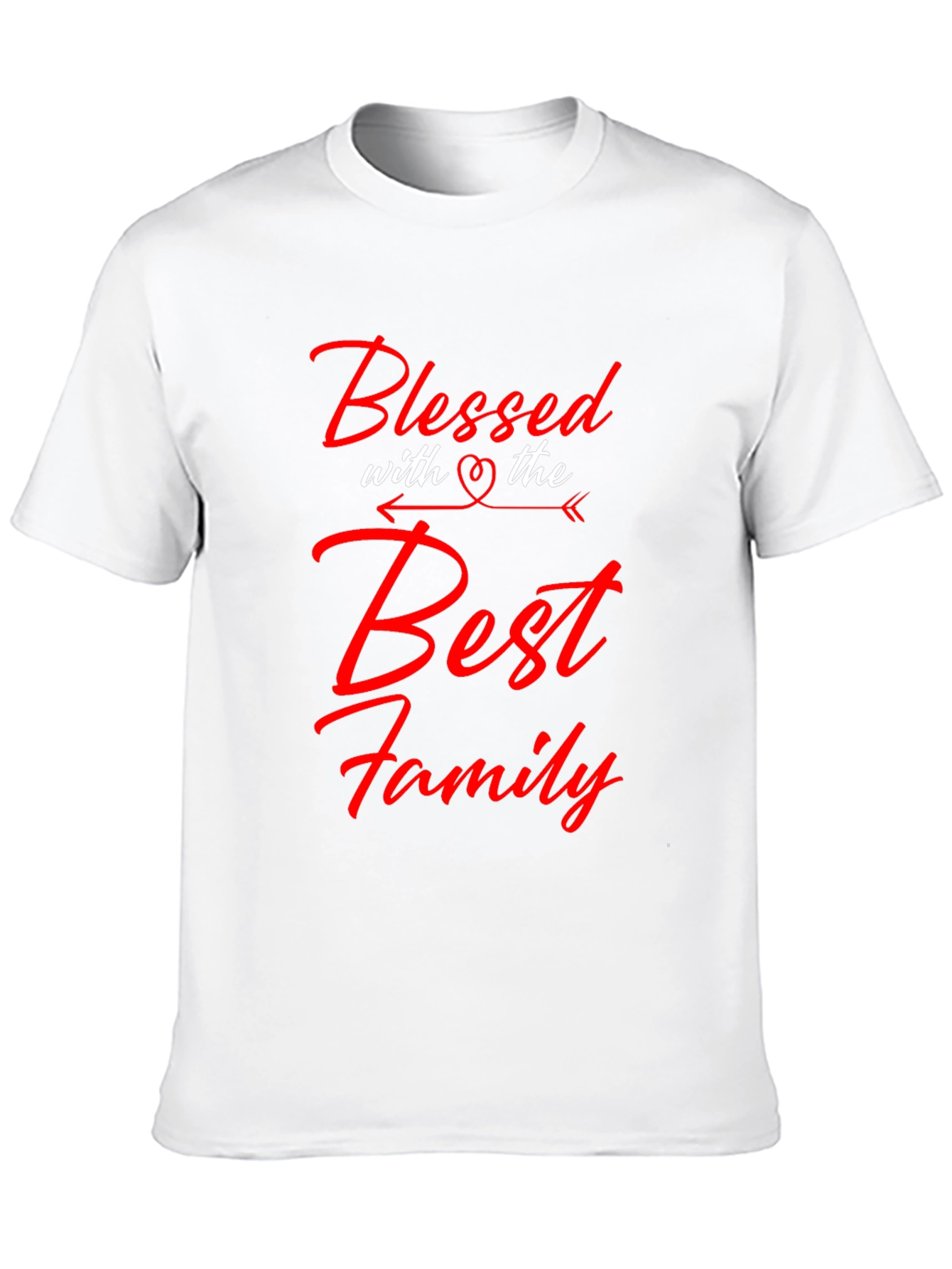 Blessed with the Best Family Graphic Tee
