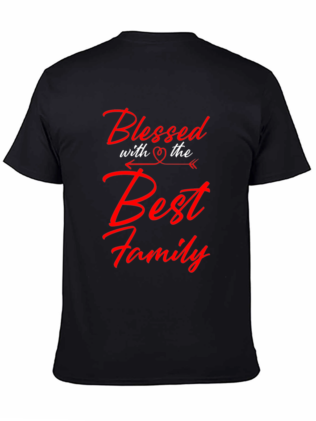 Blessed with the Best Family Graphic Tee
