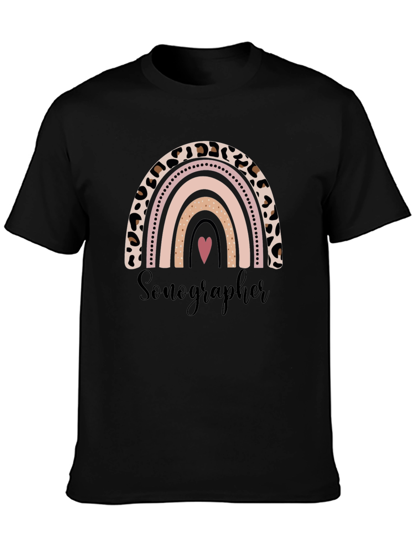 Sonographer Rainbow Graphic Tee