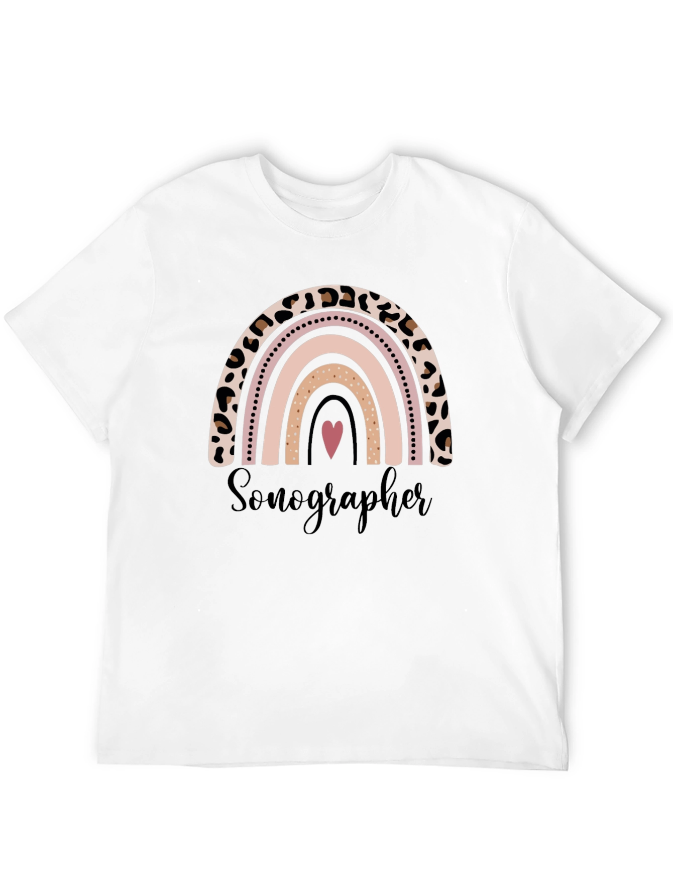 Sonographer Rainbow Graphic Tee
