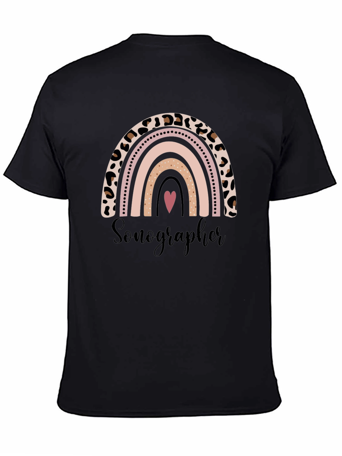 Sonographer Rainbow Graphic Tee
