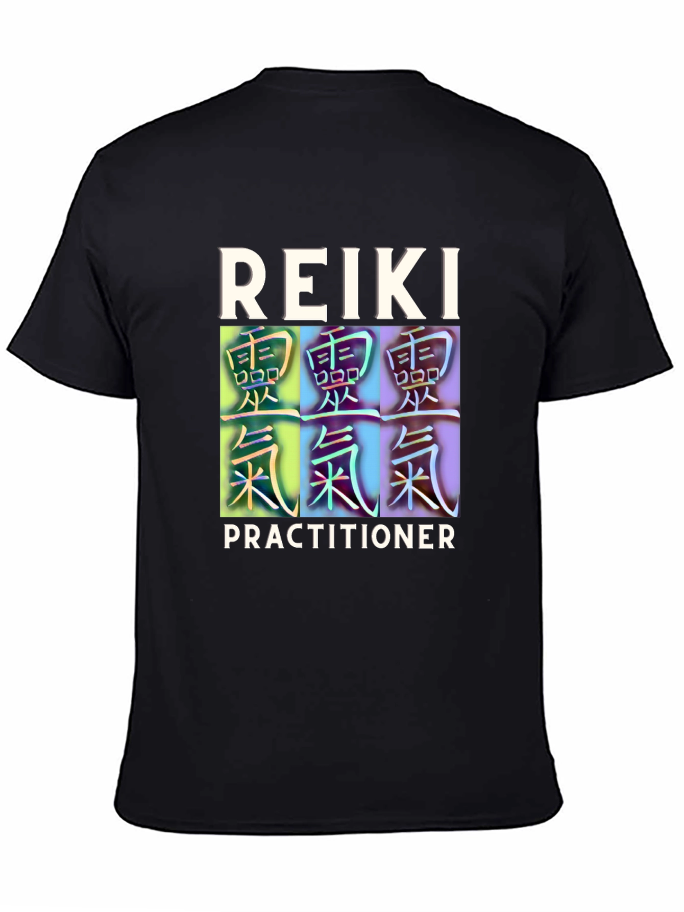 Reiki Practitioner Black T-Shirt