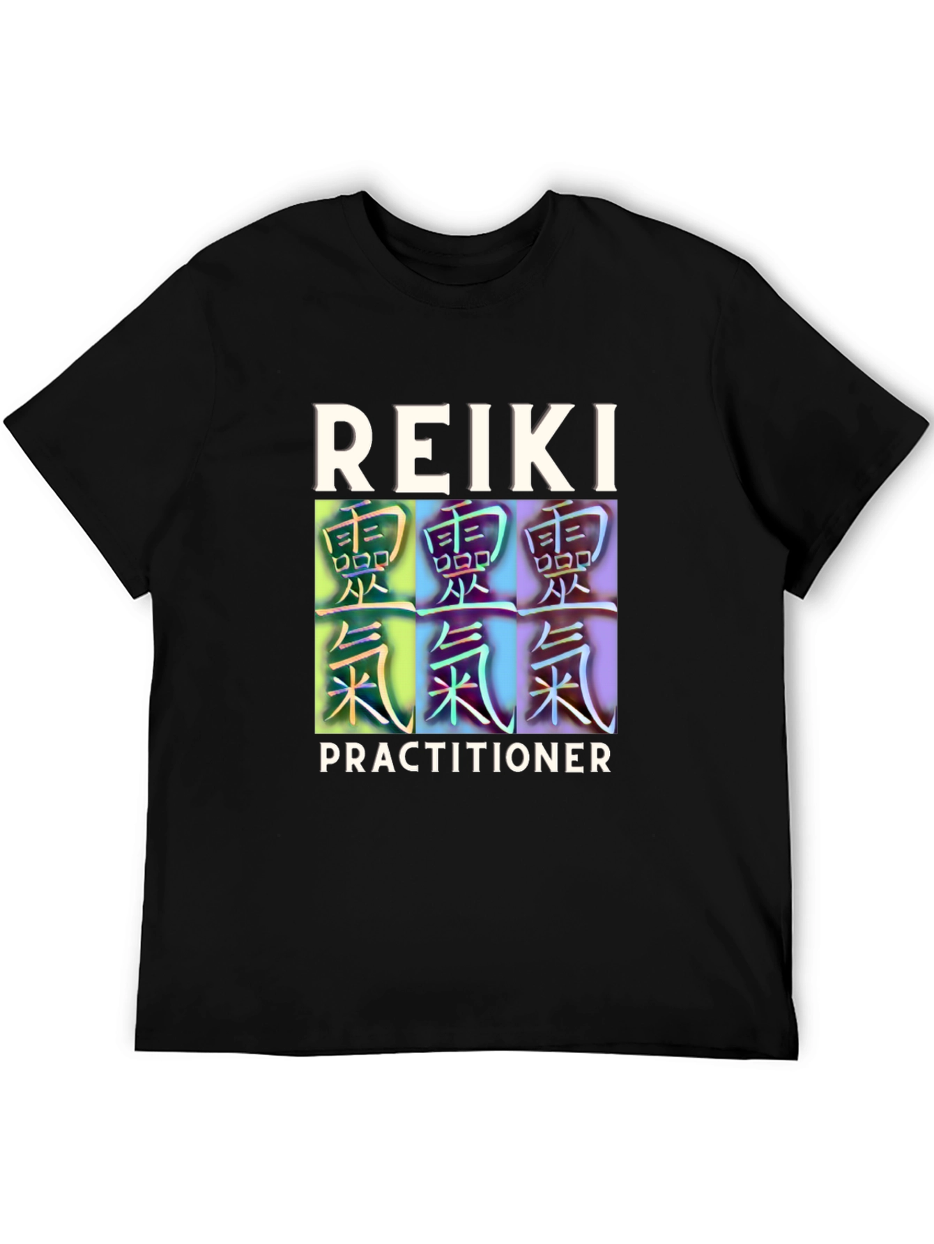 Reiki Practitioner Black T-Shirt