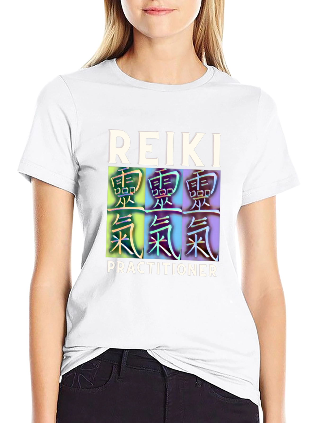 Reiki Practitioner Black T-Shirt