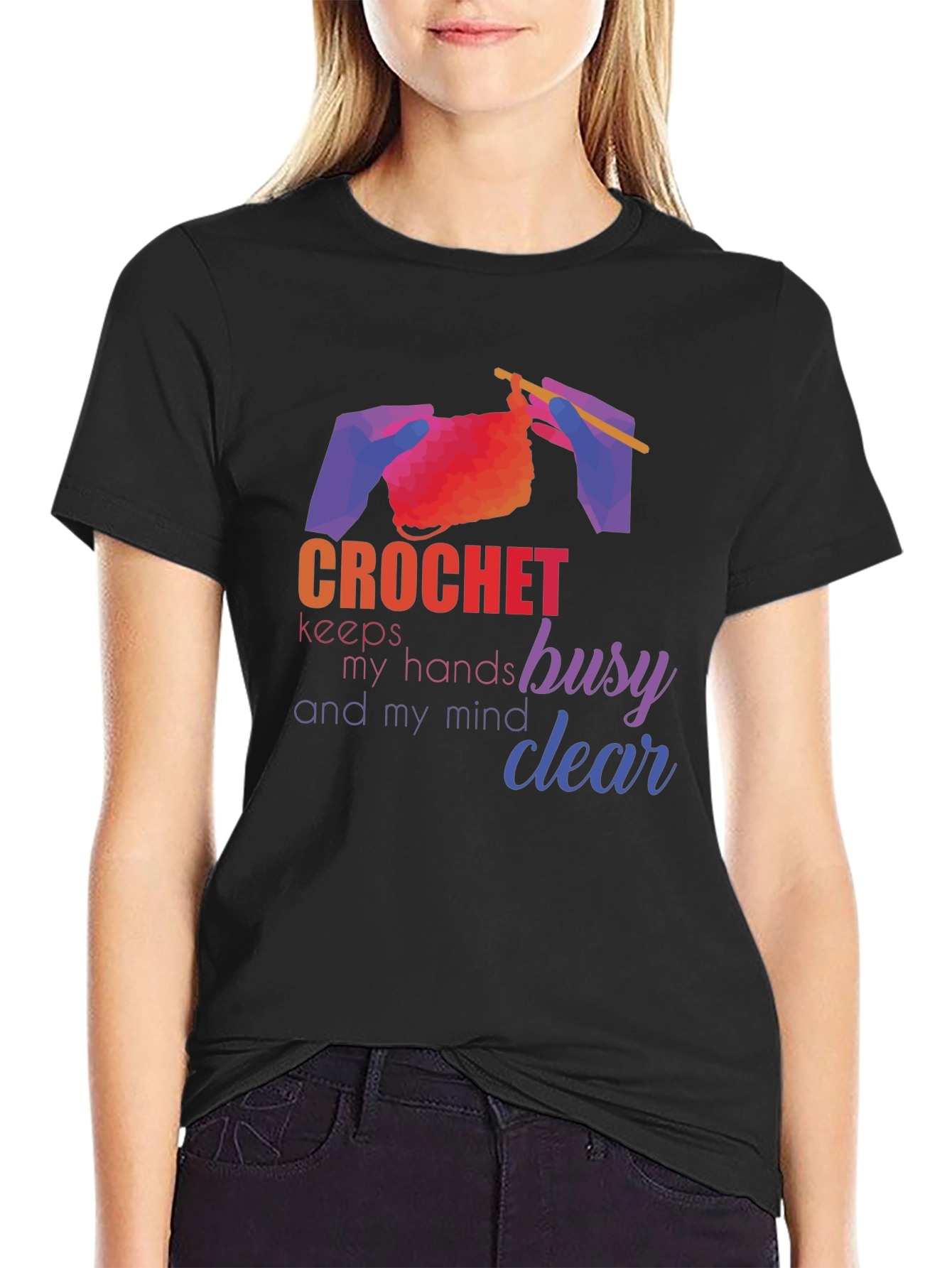 Crochet Keeps My Mind Clear T-Shirt