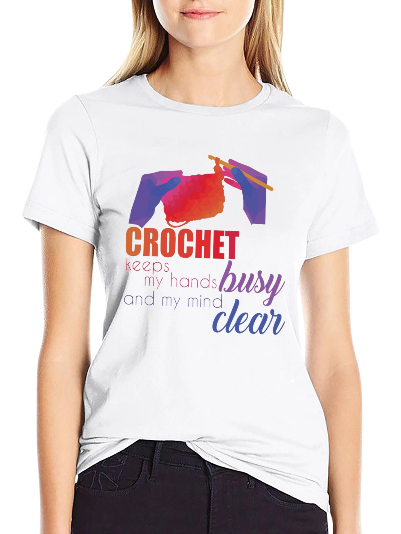 Crochet Keeps My Mind Clear T-Shirt
