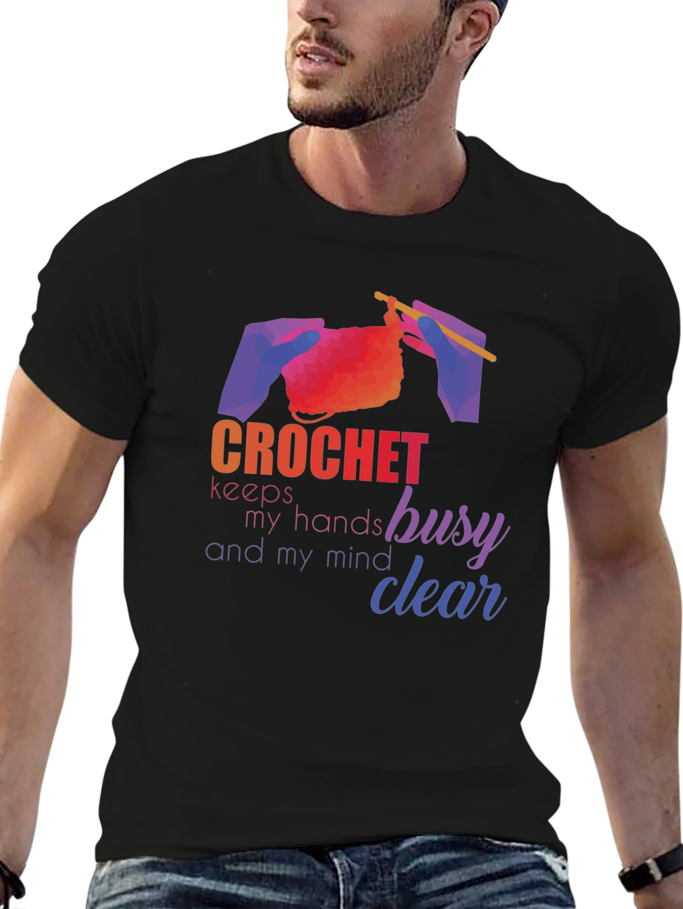 Crochet Keeps My Mind Clear T-Shirt