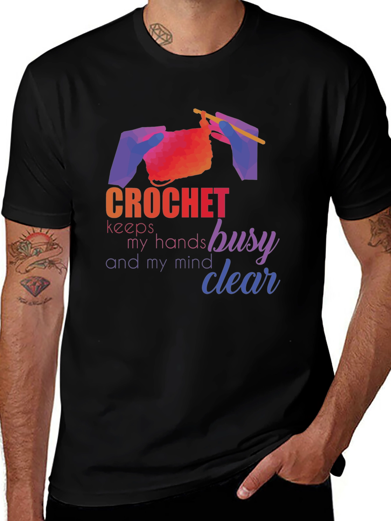 Crochet Keeps My Mind Clear T-Shirt