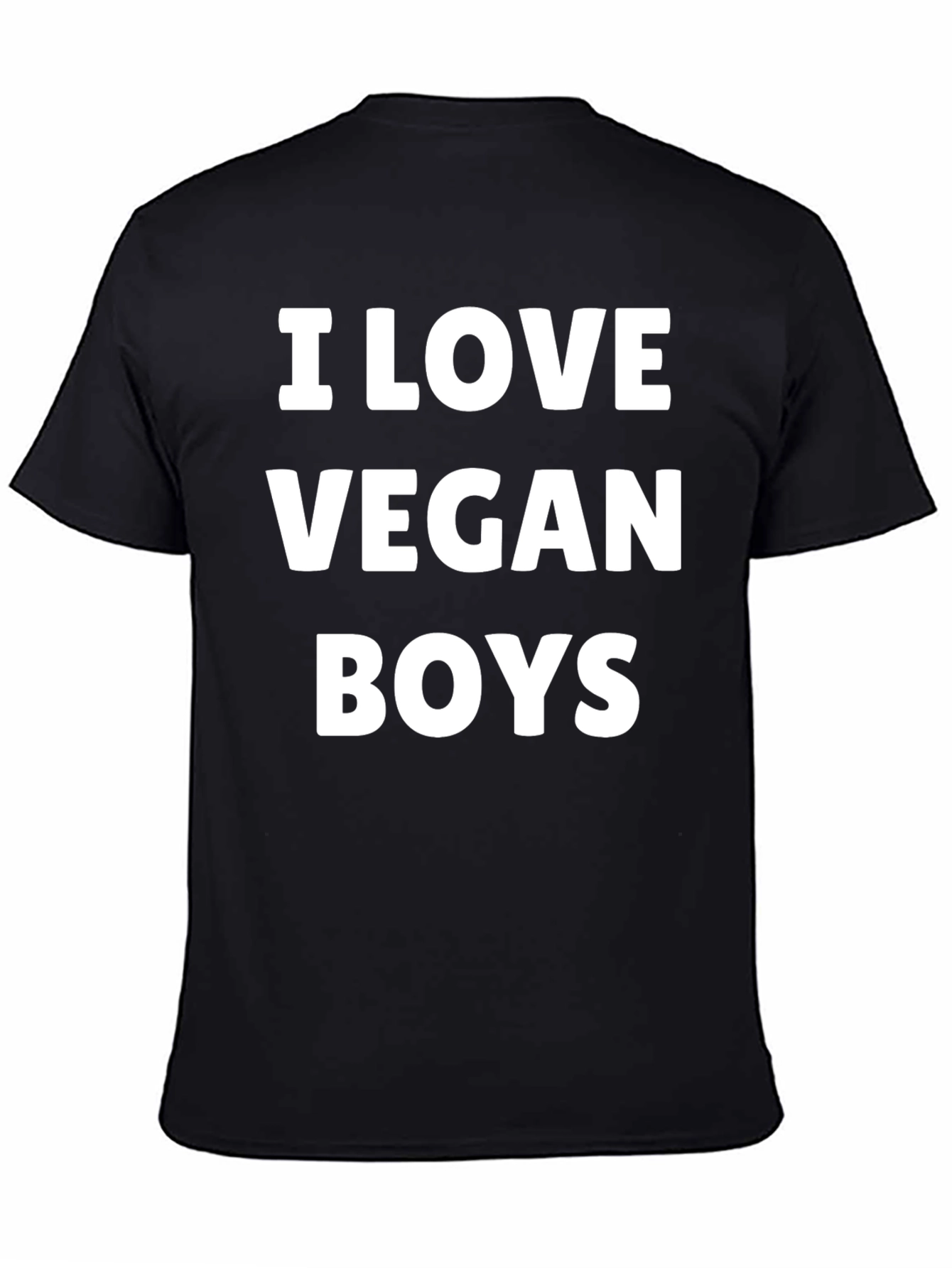 I Love Vegan Boys Graphic Tee