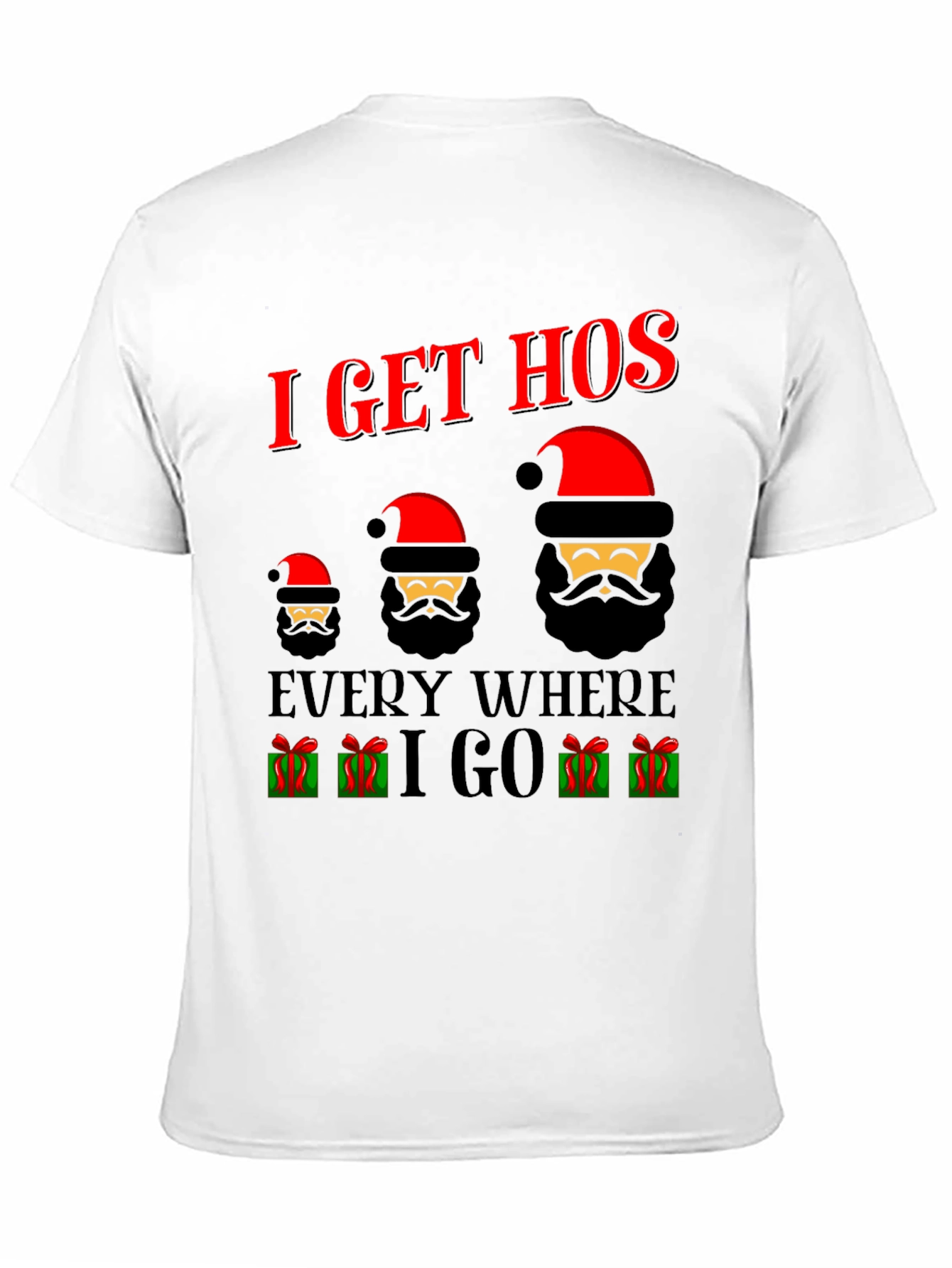 I Get Hos Santa Christmas T-Shirt