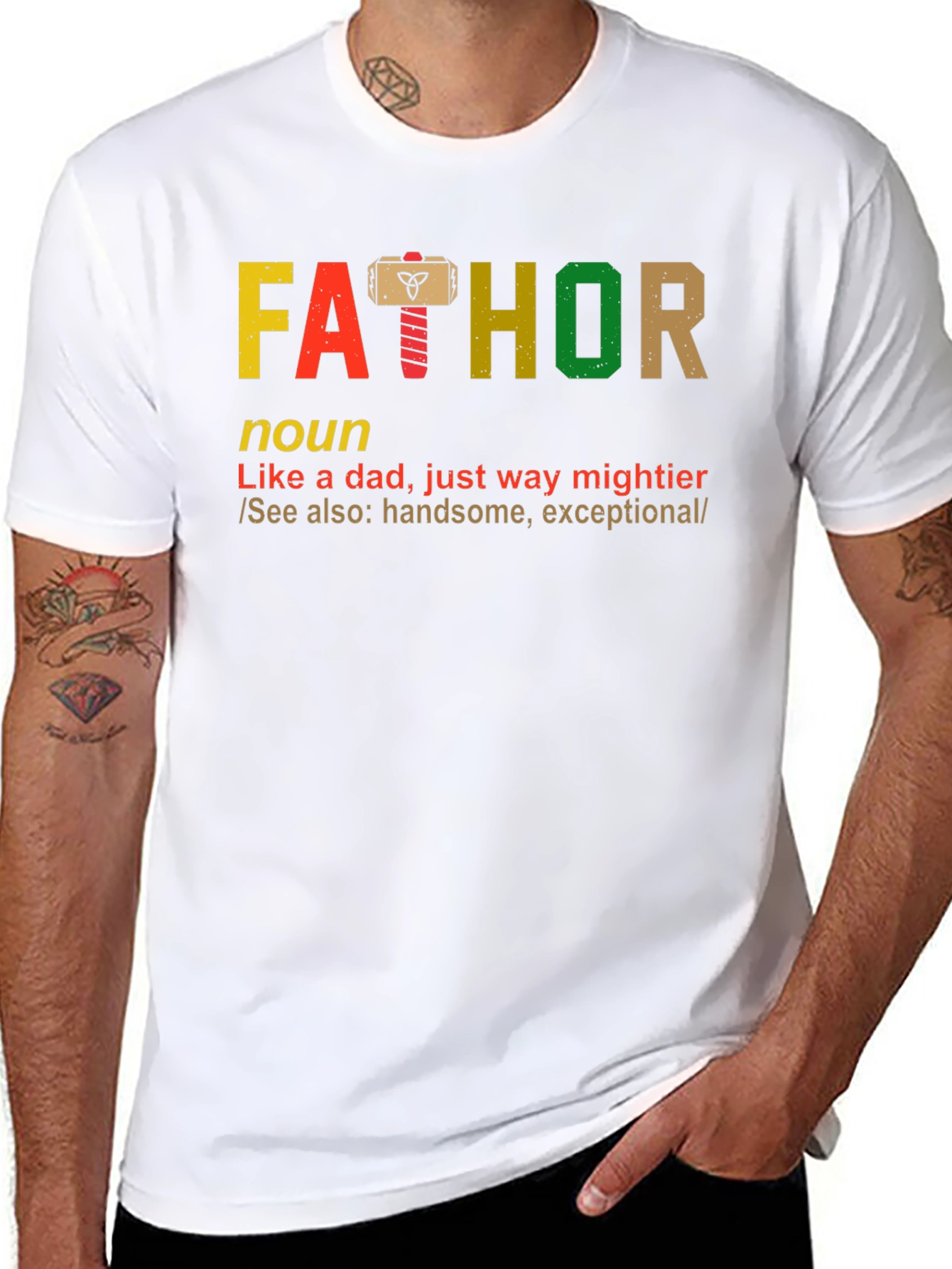 Fathor T-Shirt - Like a Dad Way Mightier!