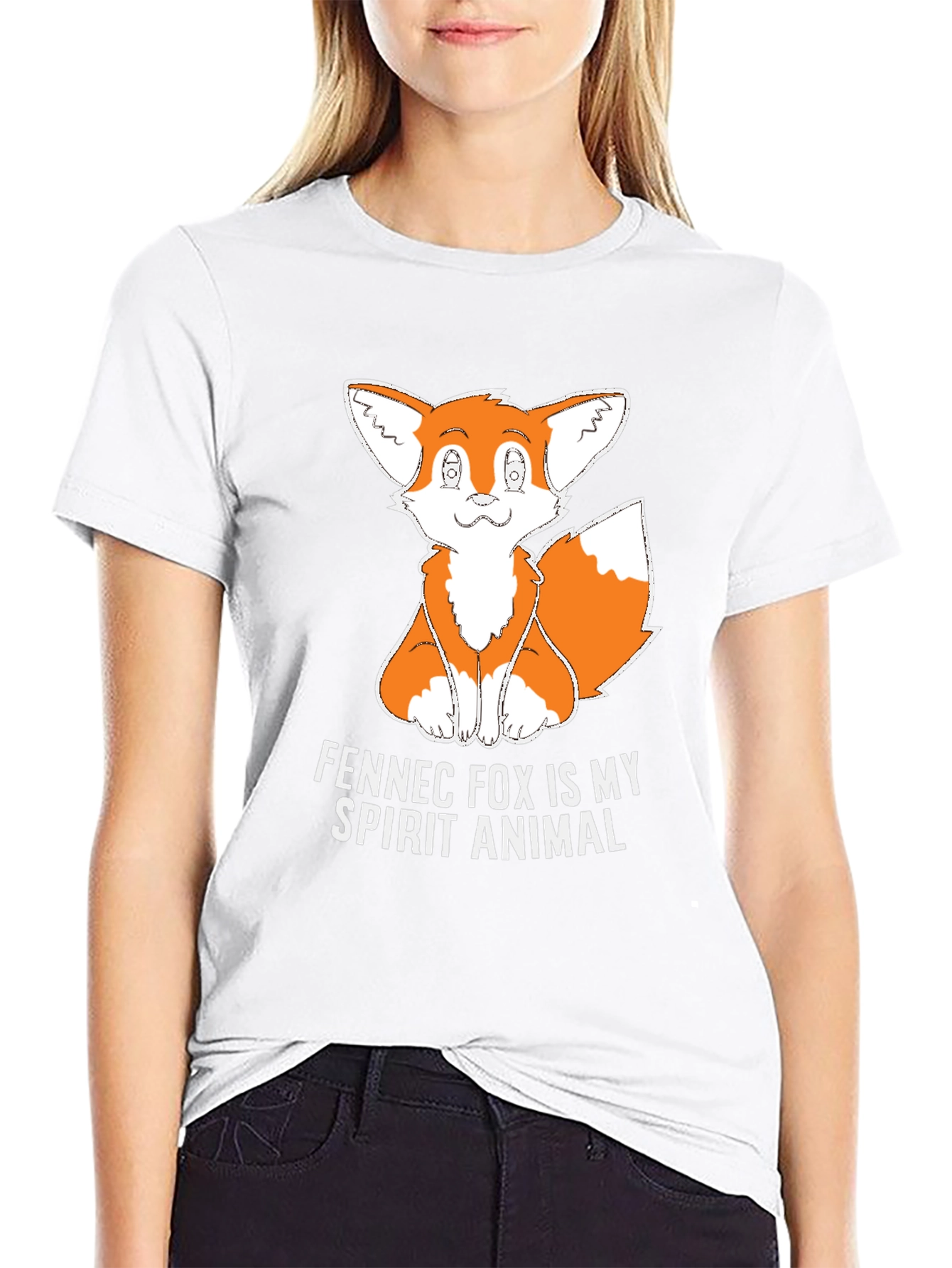 Fennec Fox Spirit Animal Graphic T-Shirt