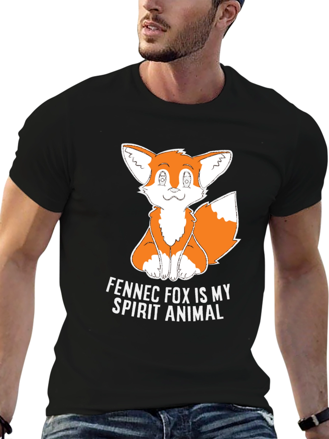 Fennec Fox Spirit Animal Graphic T-Shirt