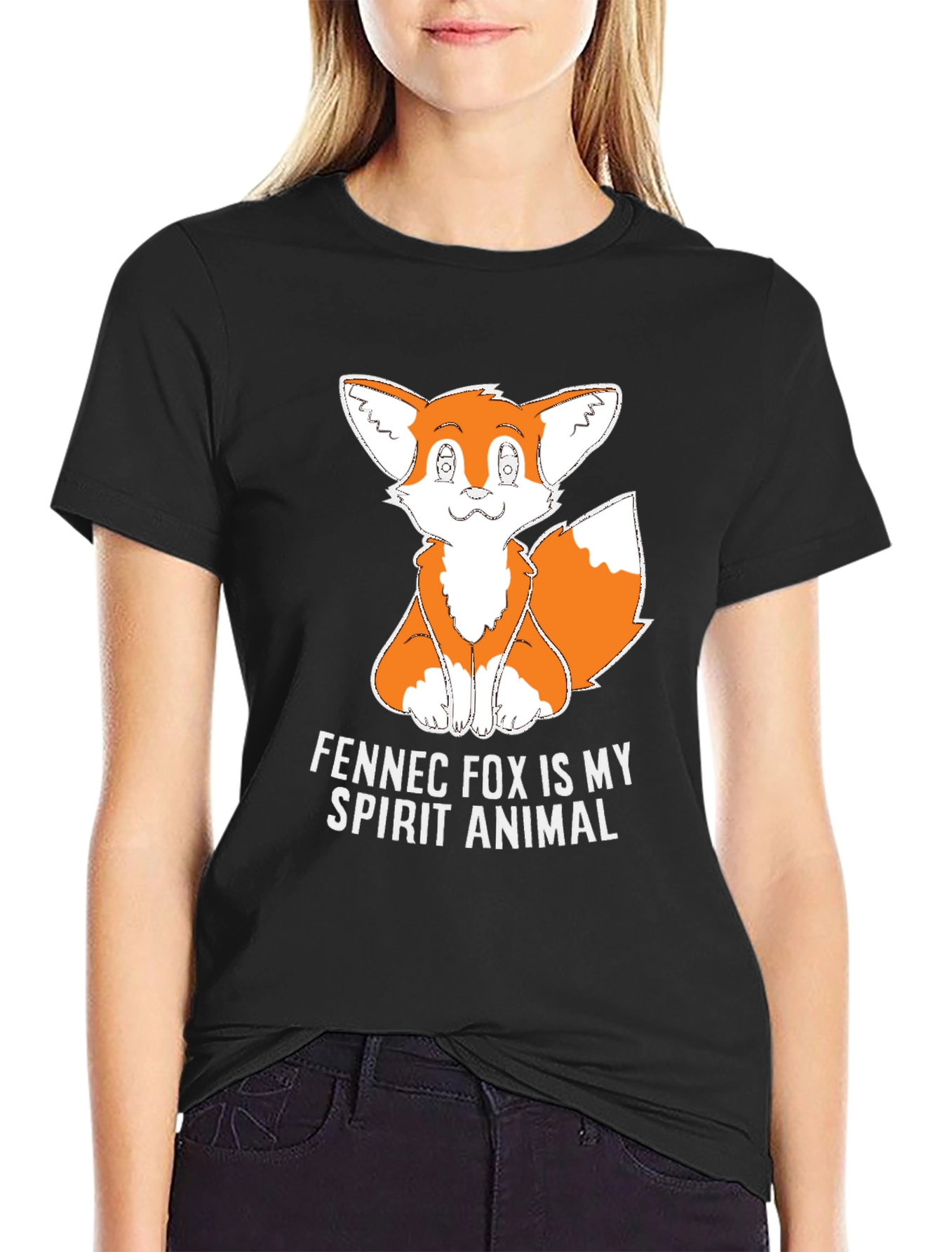 Fennec Fox Spirit Animal Graphic T-Shirt
