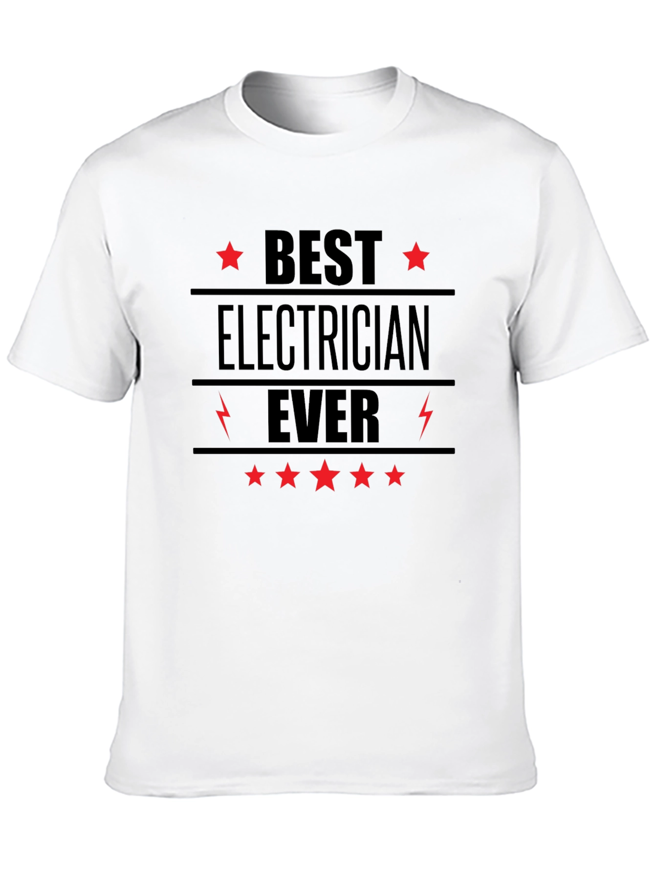 Best Electrician Ever Black T-Shirt