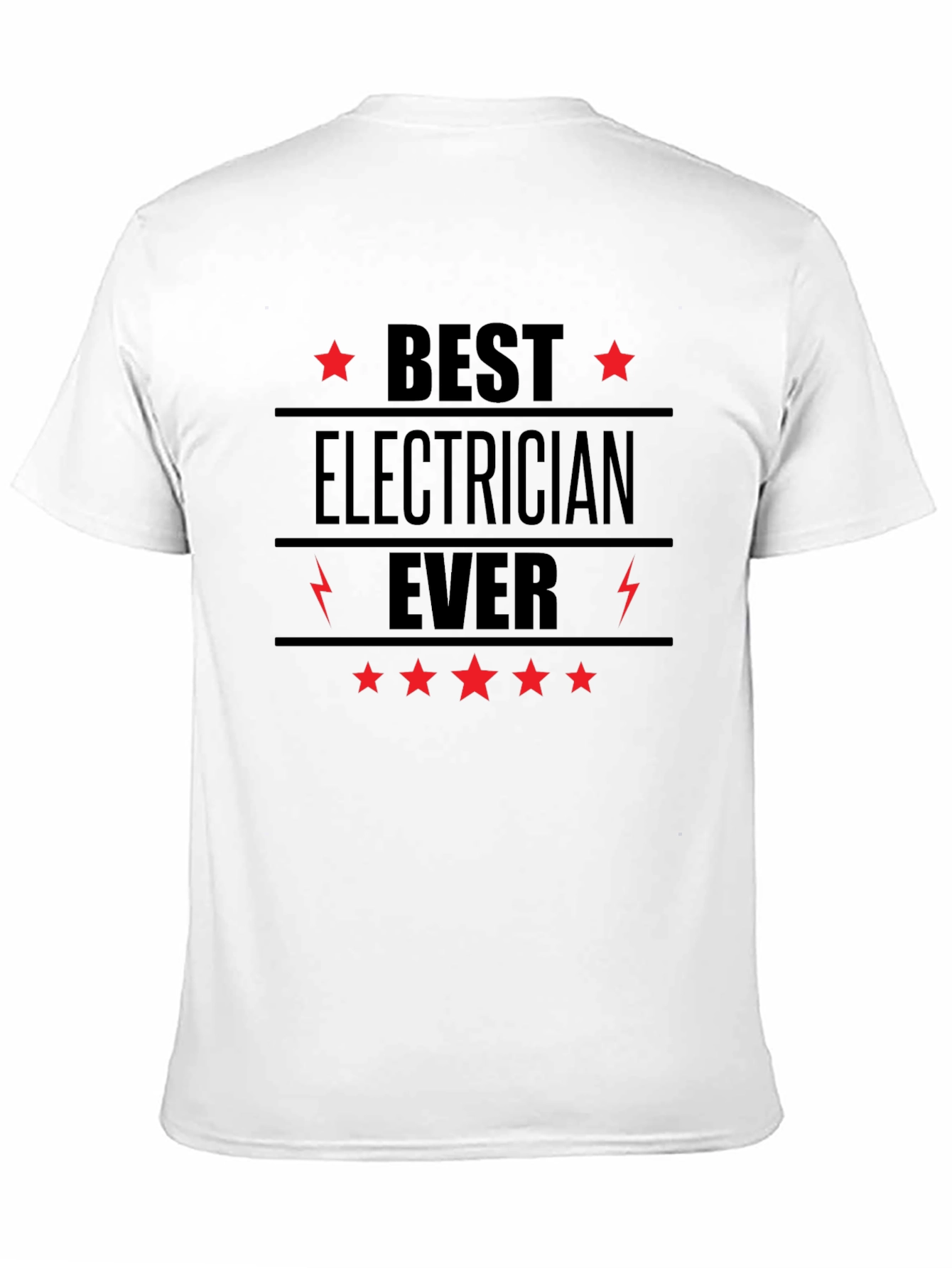 Best Electrician Ever Black T-Shirt
