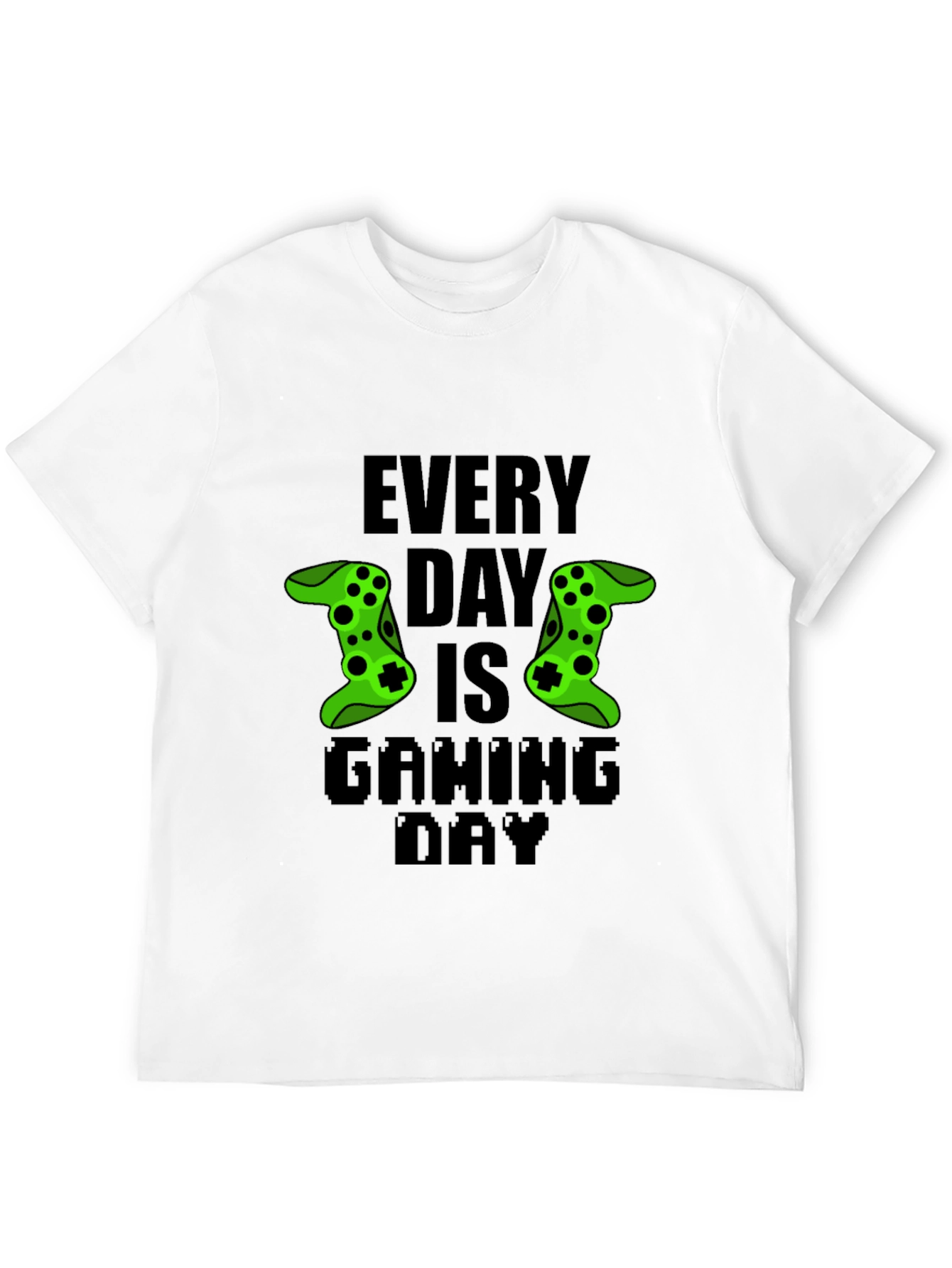 Every Day is Gaming Day Black T-Shirt