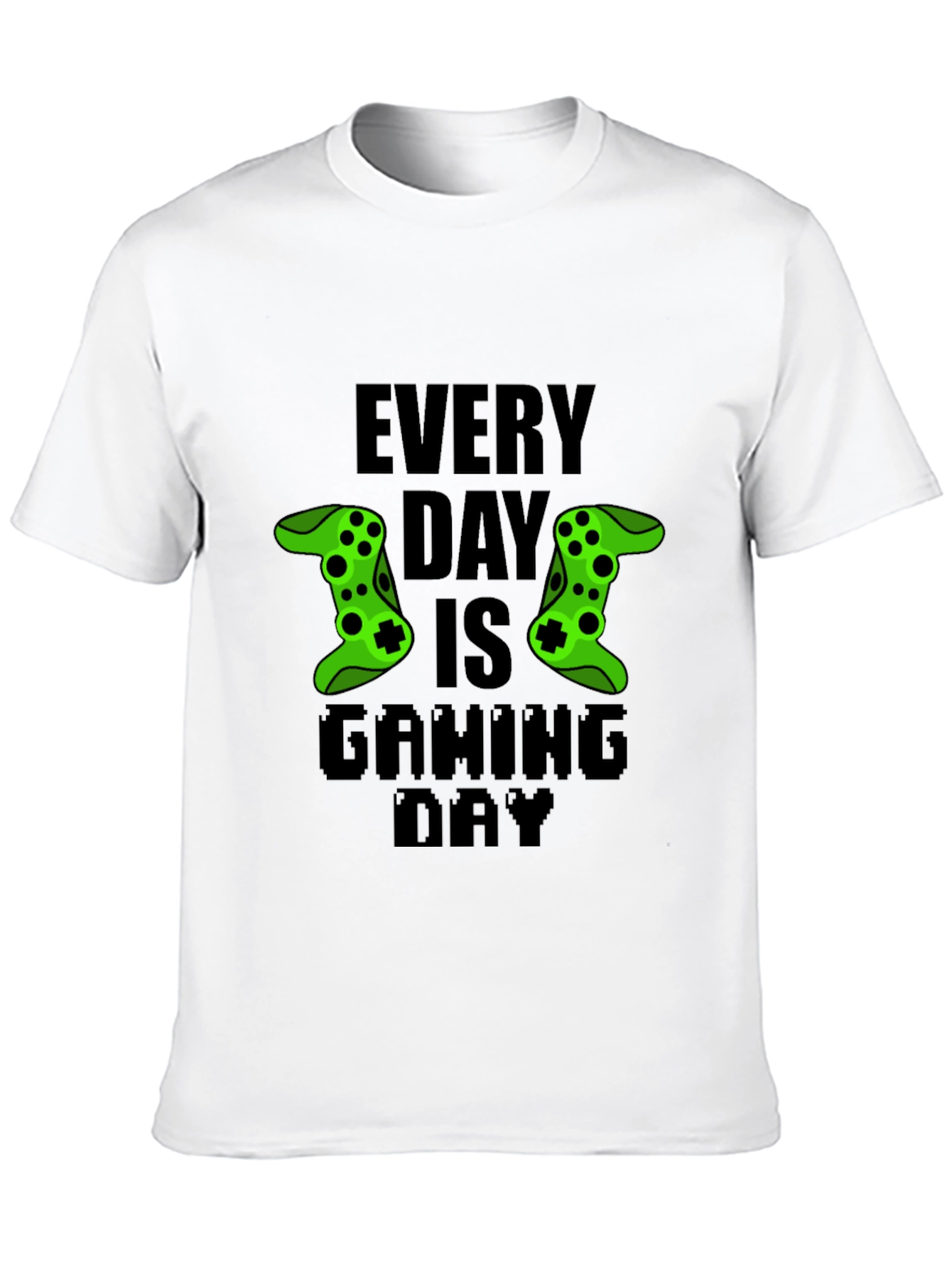 Every Day is Gaming Day Black T-Shirt