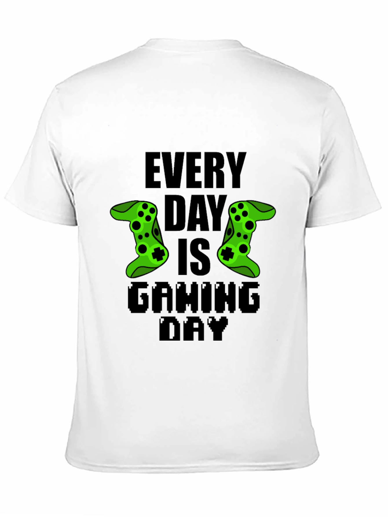 Every Day is Gaming Day Black T-Shirt