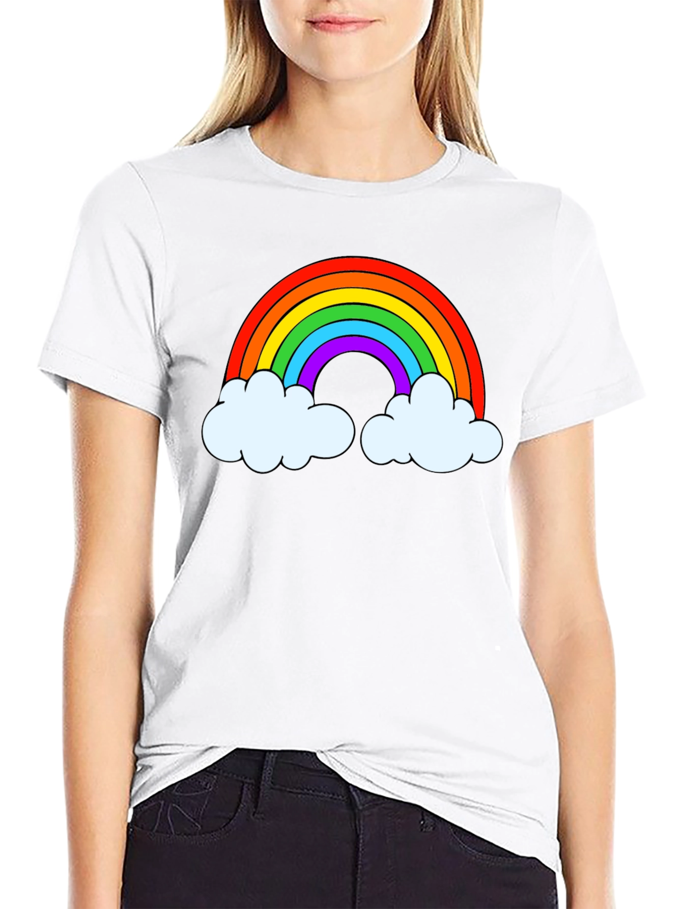 Rainbow Graphic Mens T-Shirt