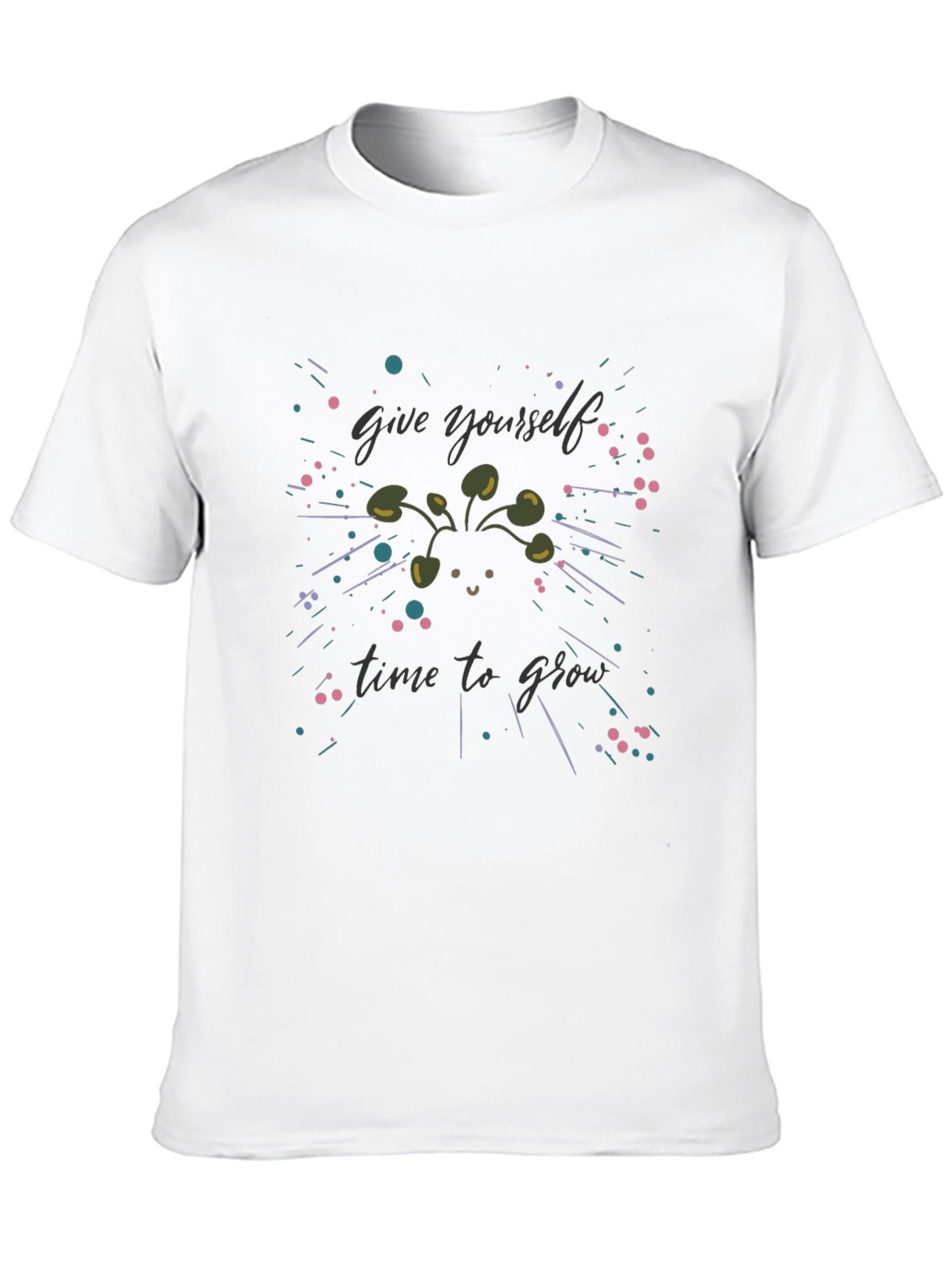 Growth Mindset Tee - Give Yourself Time to Grow