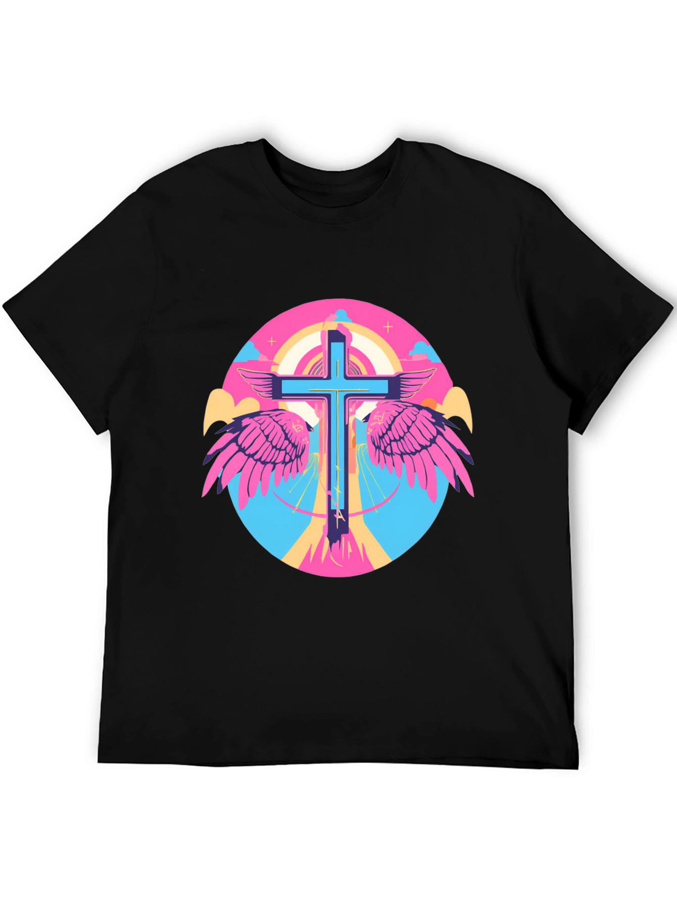 Winged Cross Graphic Tee