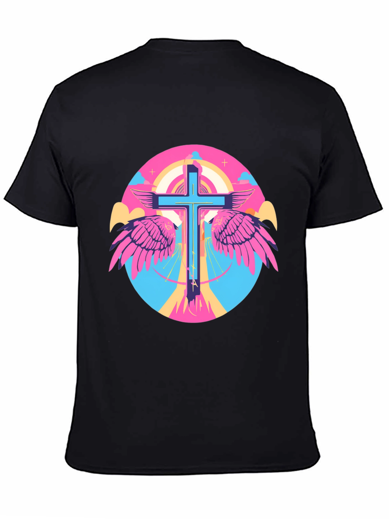 Winged Cross Graphic Tee