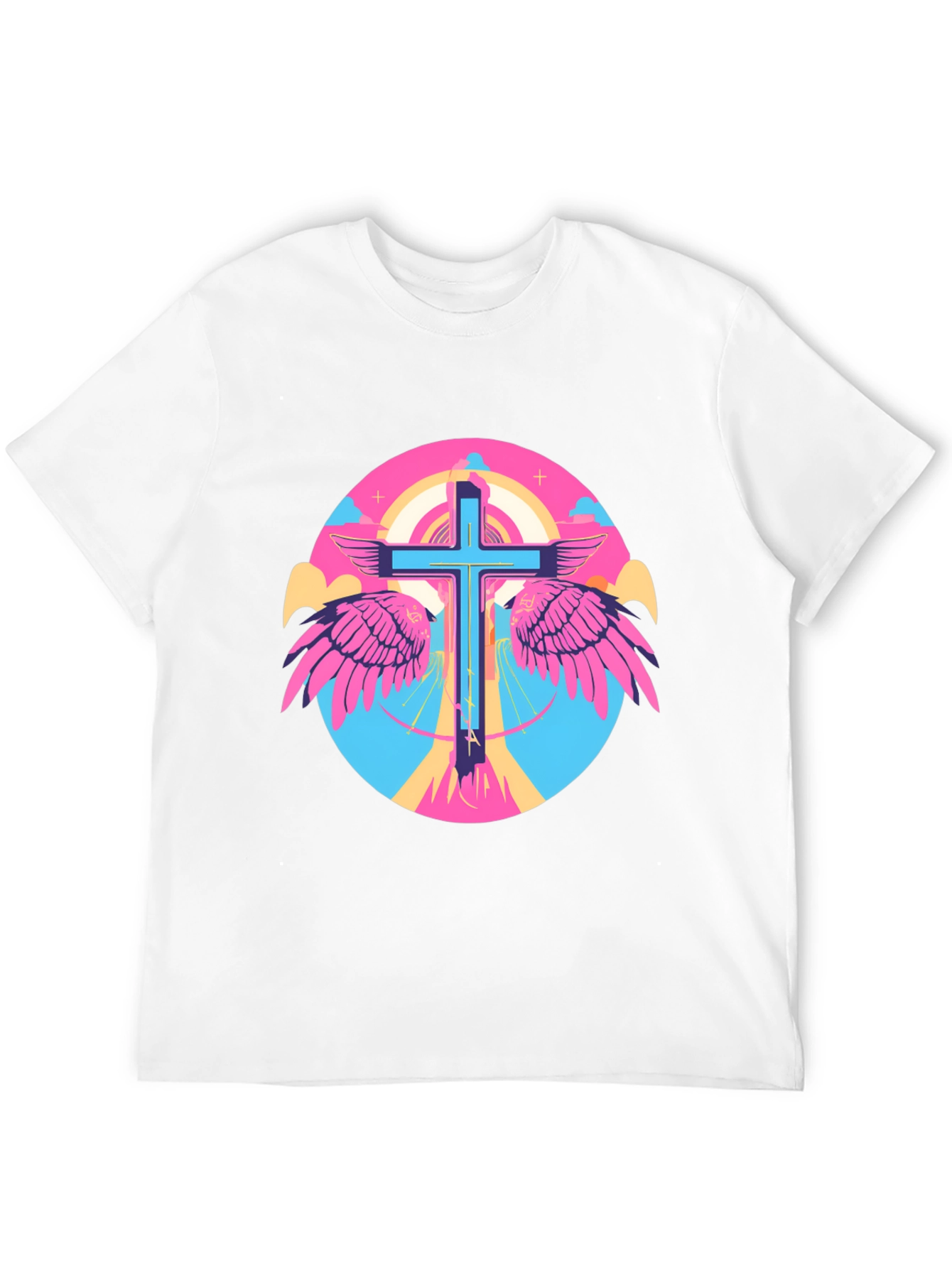 Winged Cross Graphic Tee