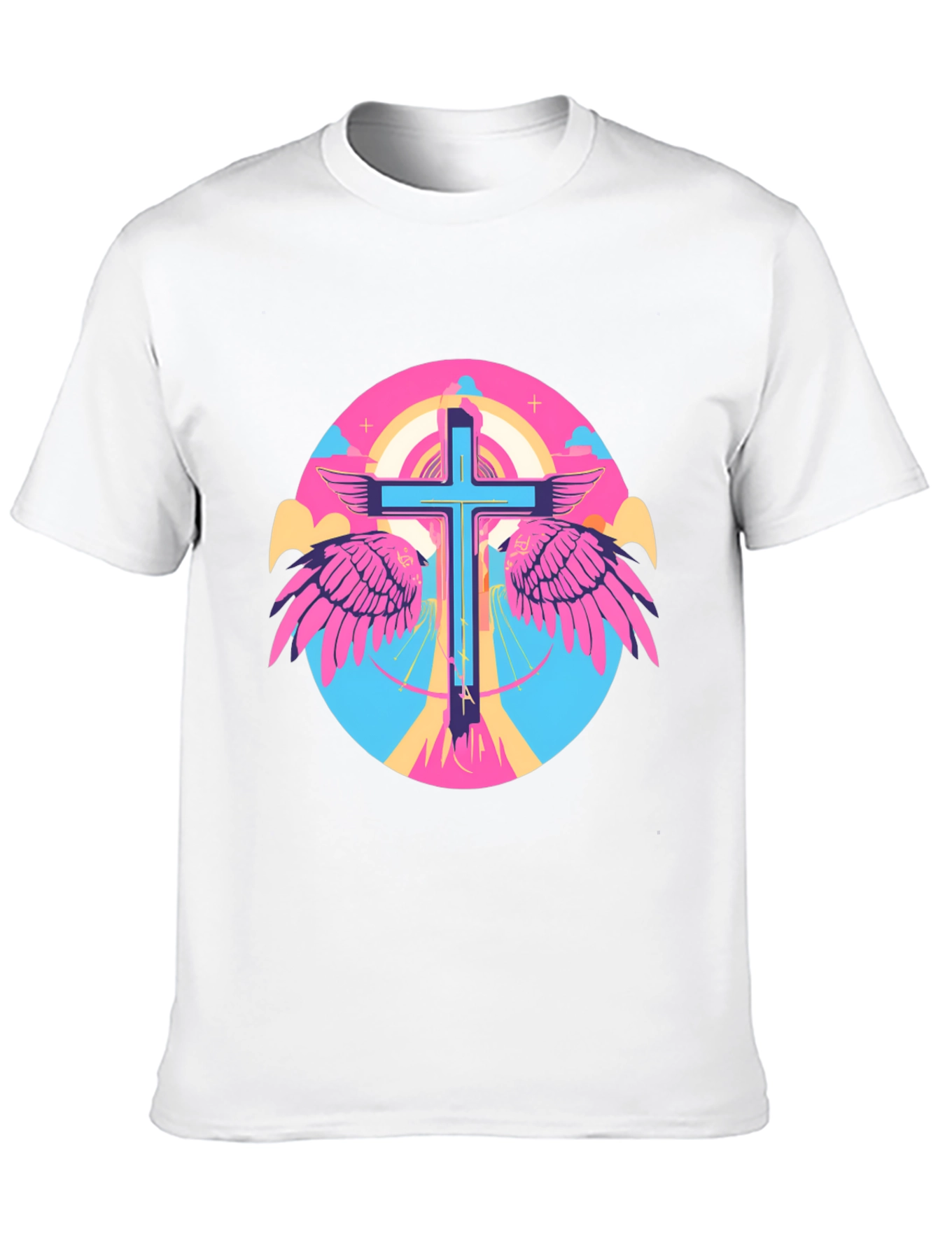 Winged Cross Graphic Tee