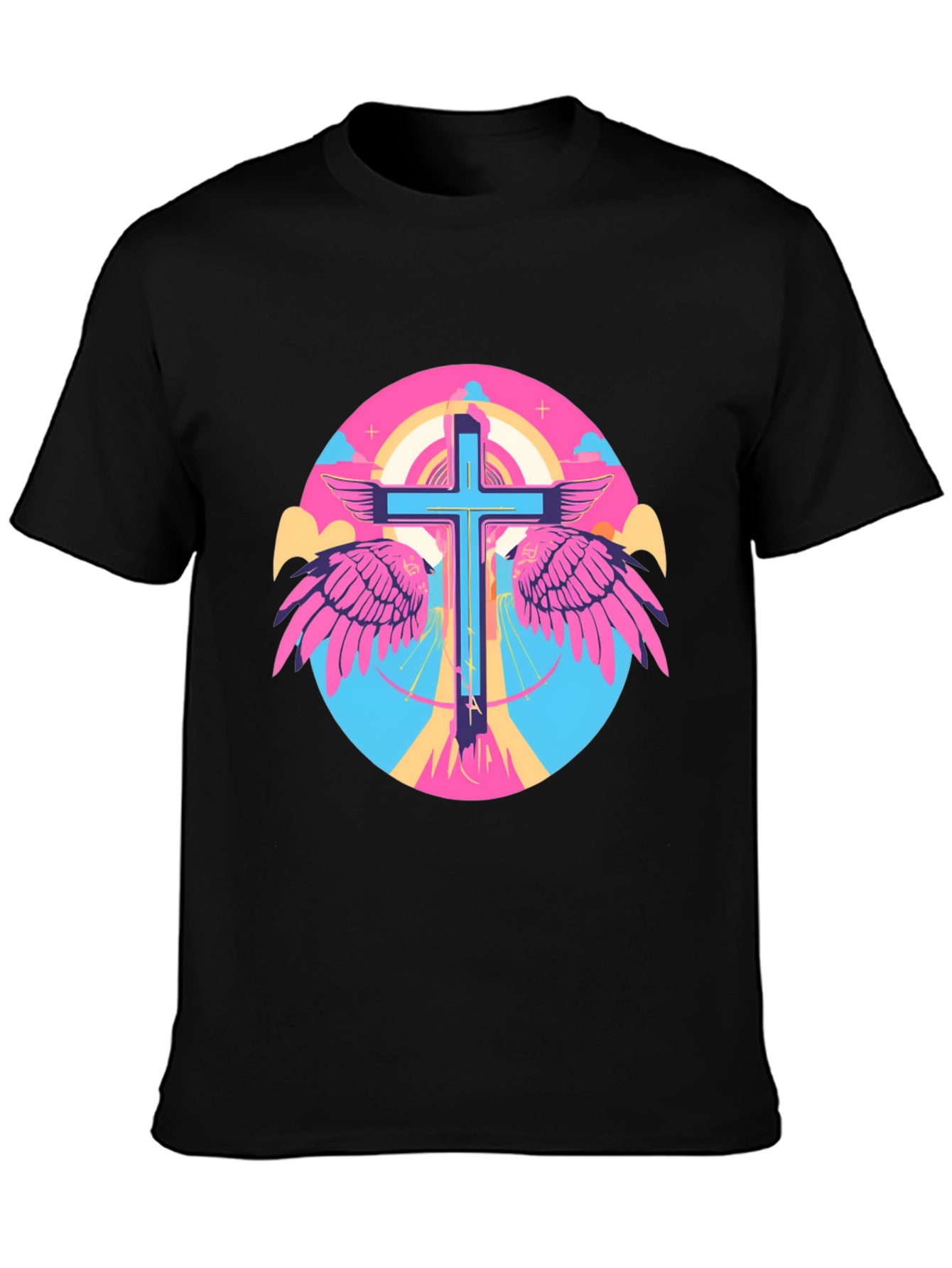 Winged Cross Graphic Tee
