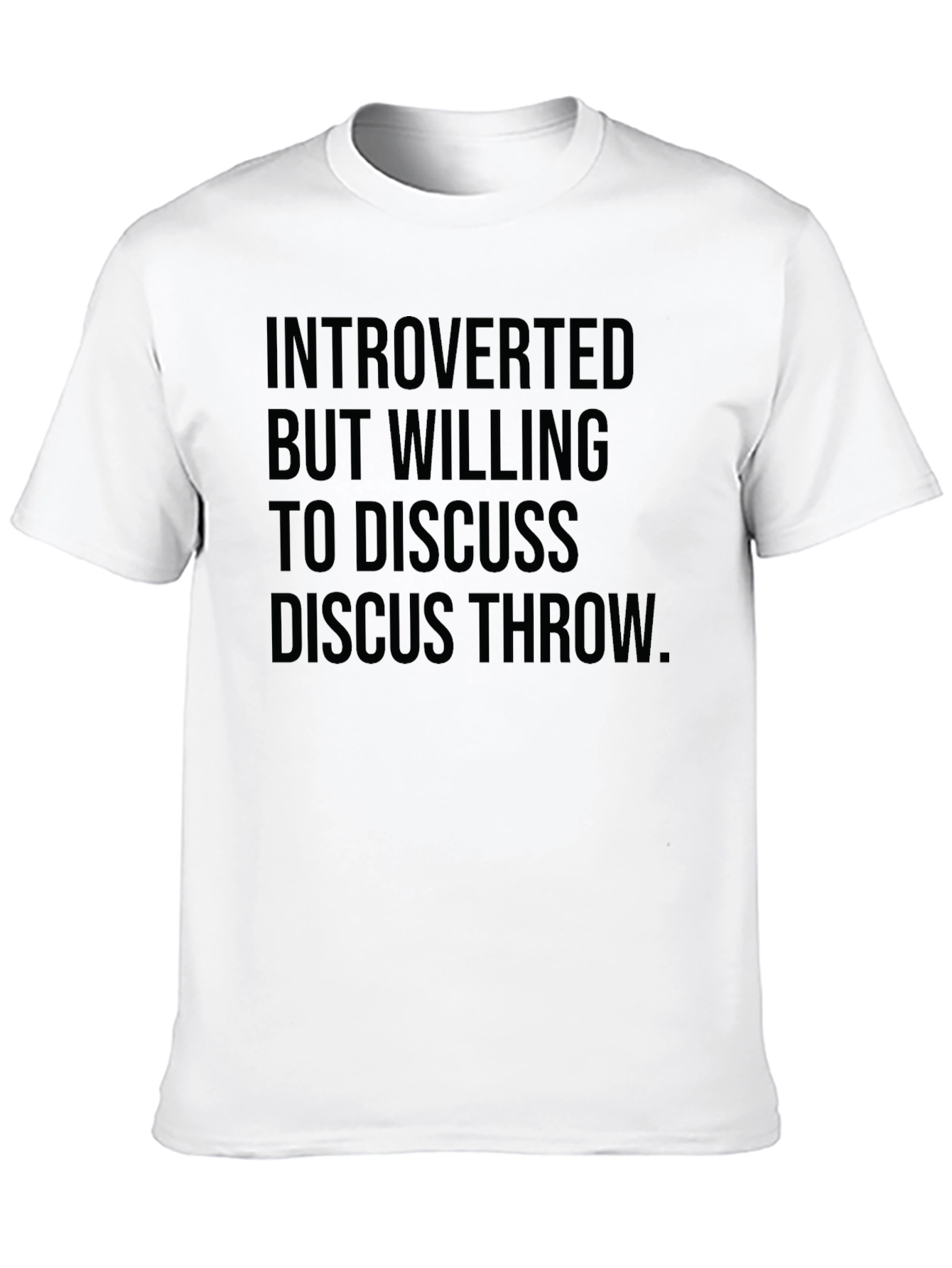 Introverted Discus Throw Tee - Black