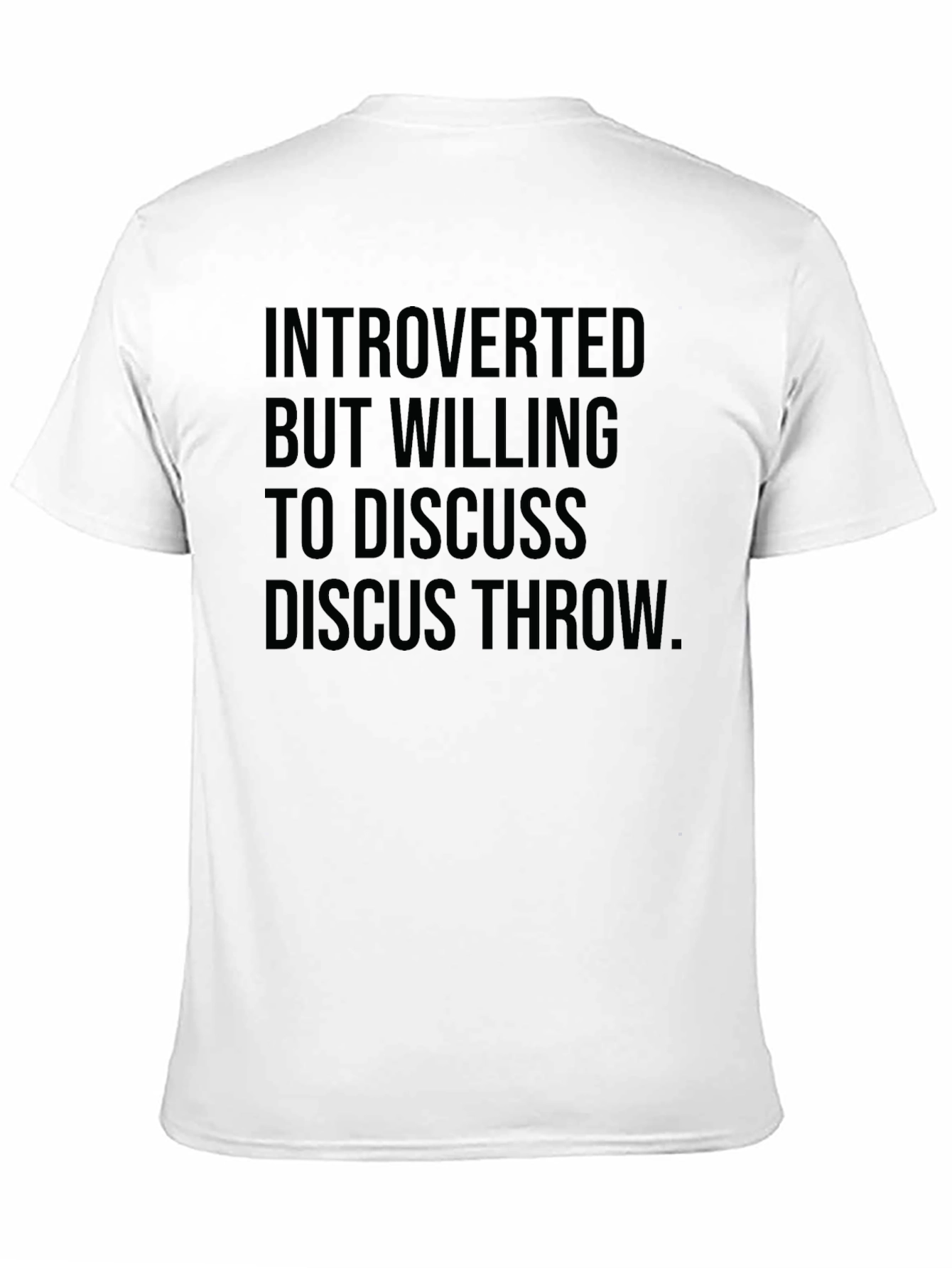 Introverted Discus Throw Tee - Black