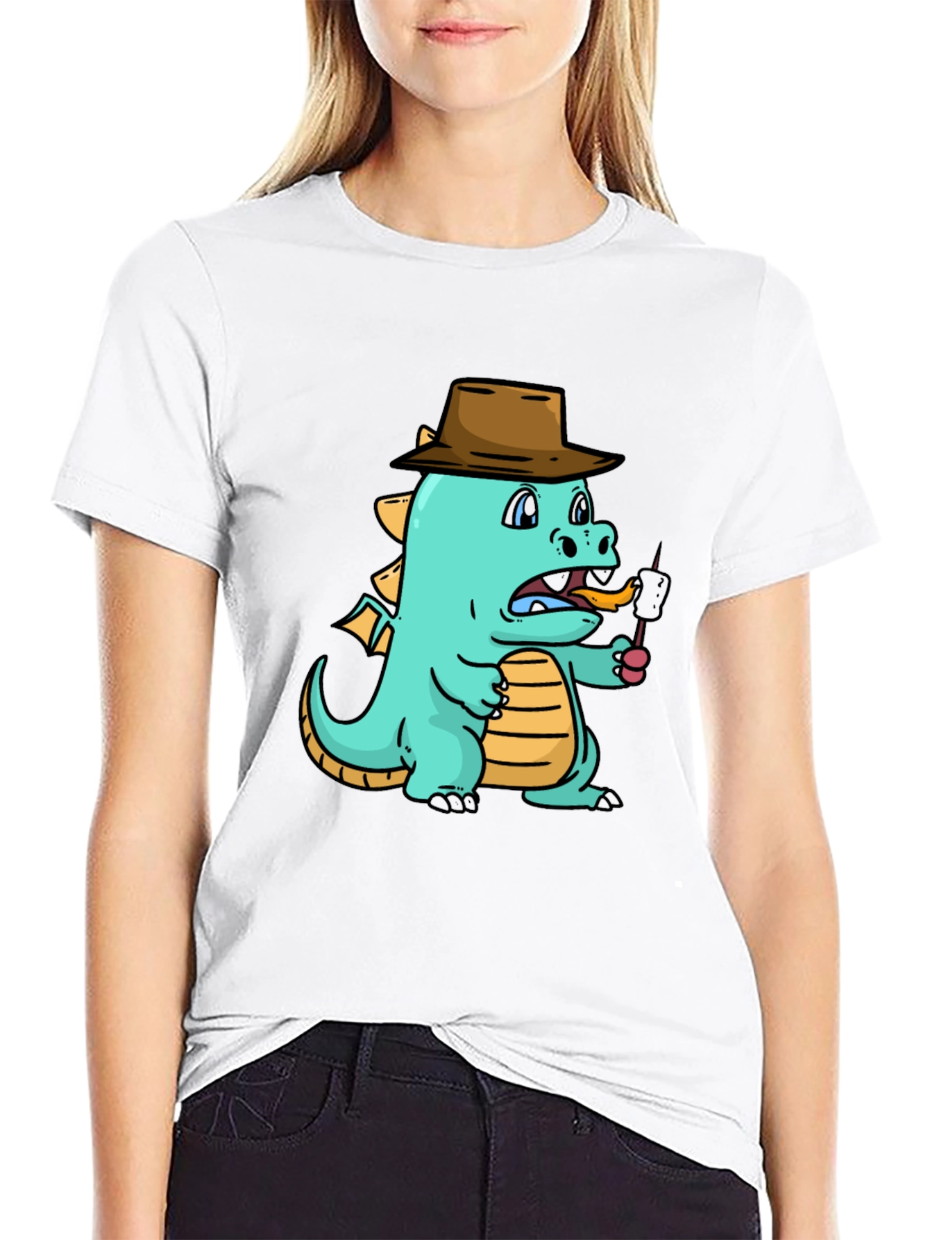 Dragon Marshmallow T-Shirt - Funny Cartoon Tee