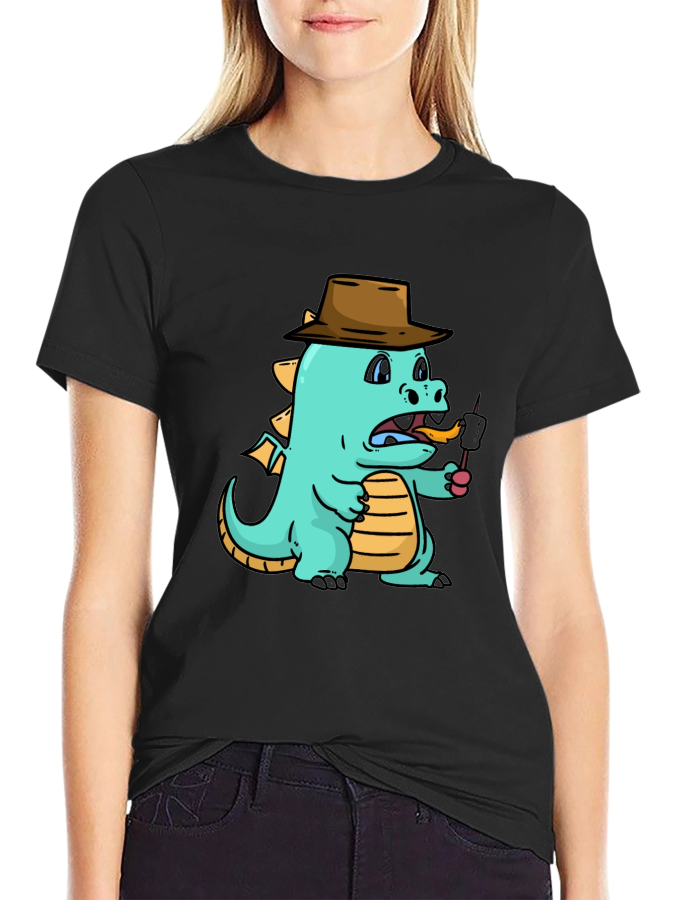Dragon Marshmallow T-Shirt - Funny Cartoon Tee