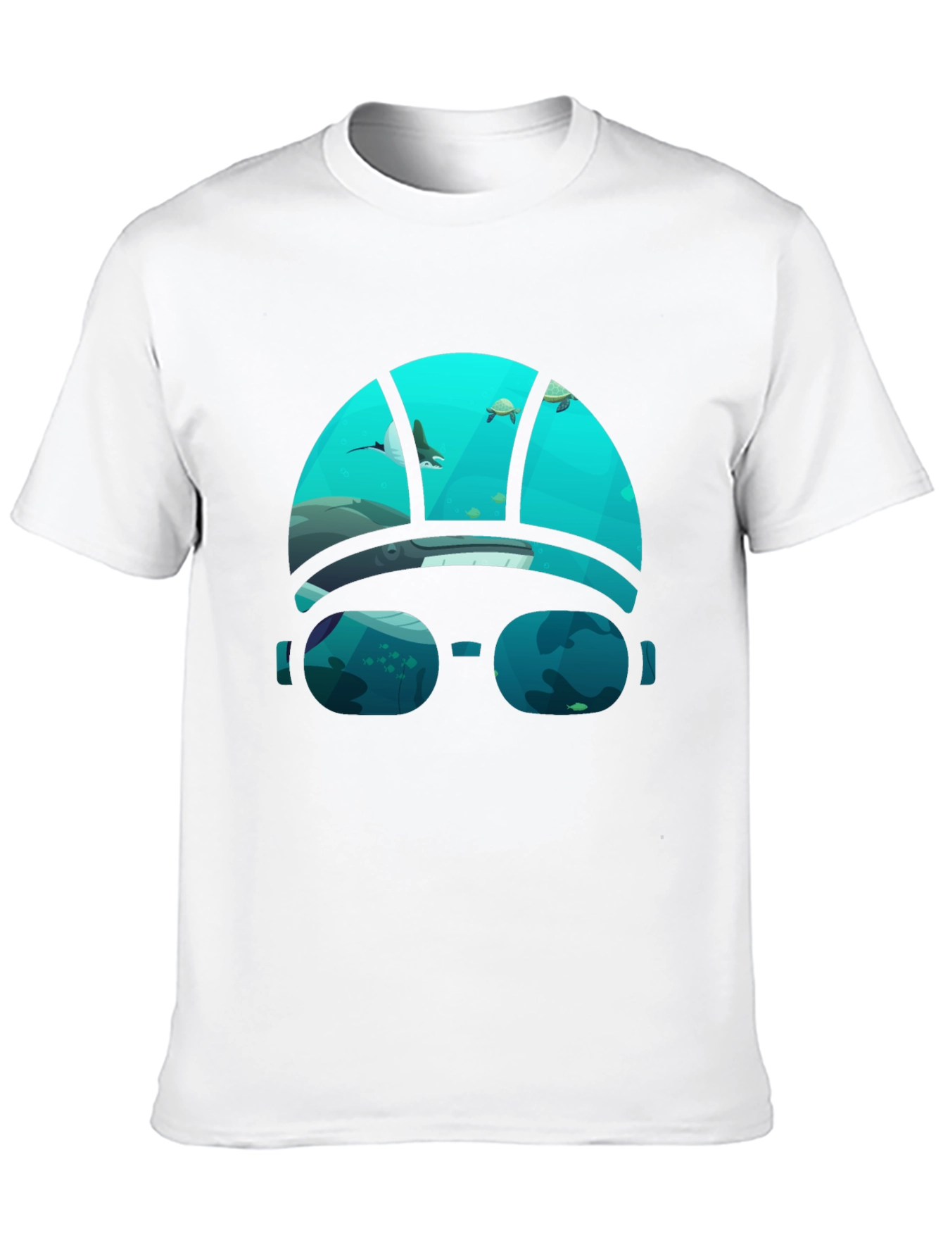 Ocean View Graphic Tee - Black