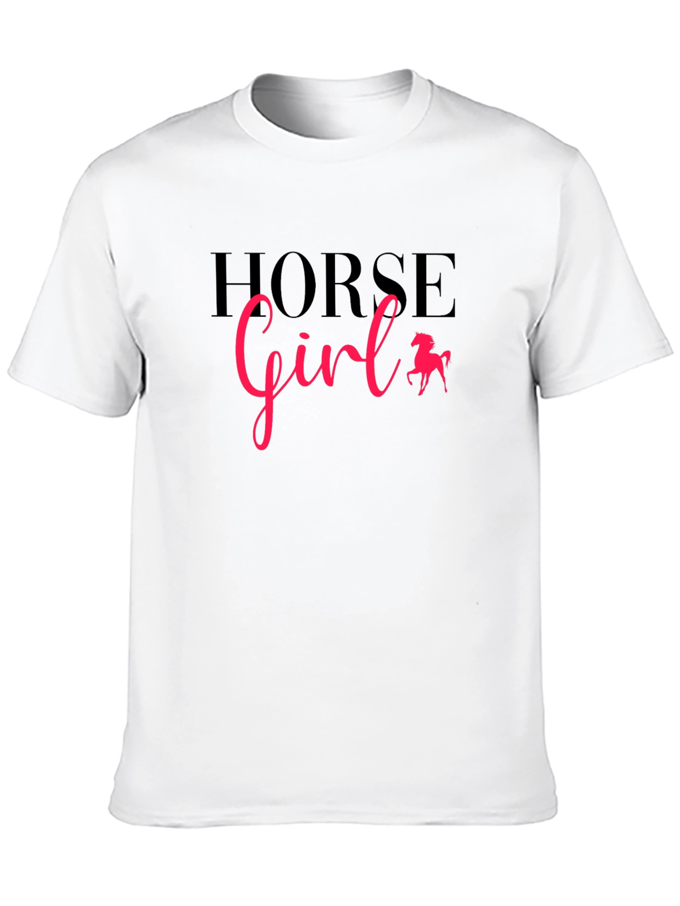 Horse Girl Graphic Tee - Black