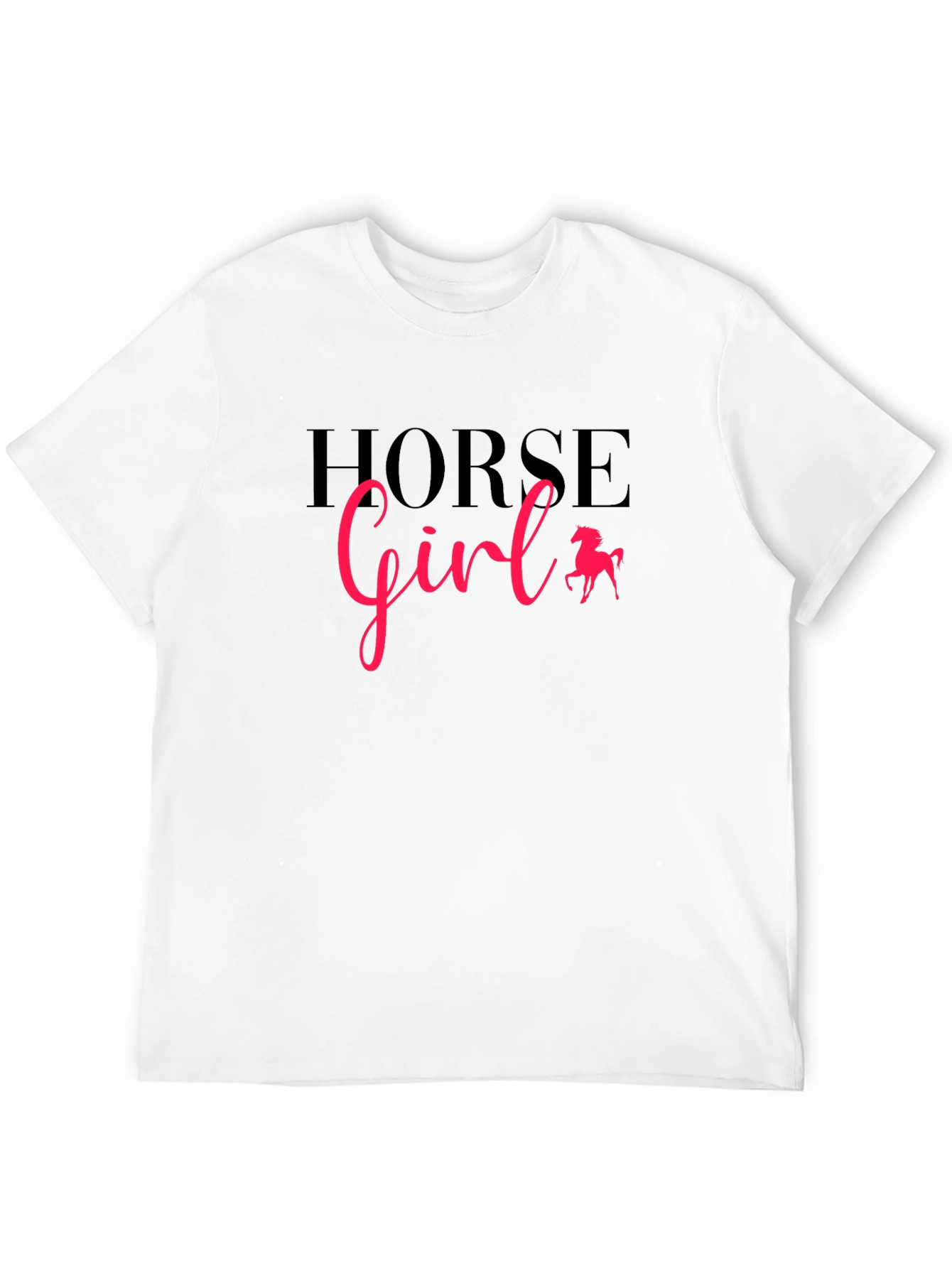 Horse Girl Graphic Tee - Black