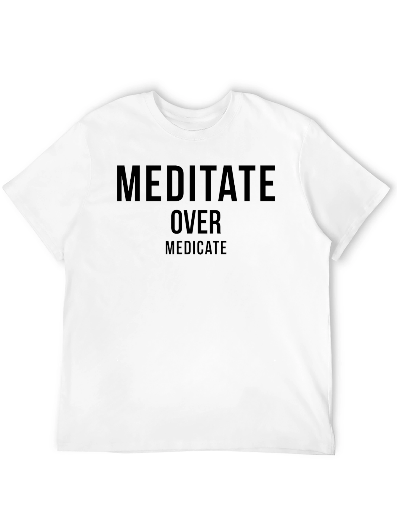 Meditate Over Medicate Graphic Tee