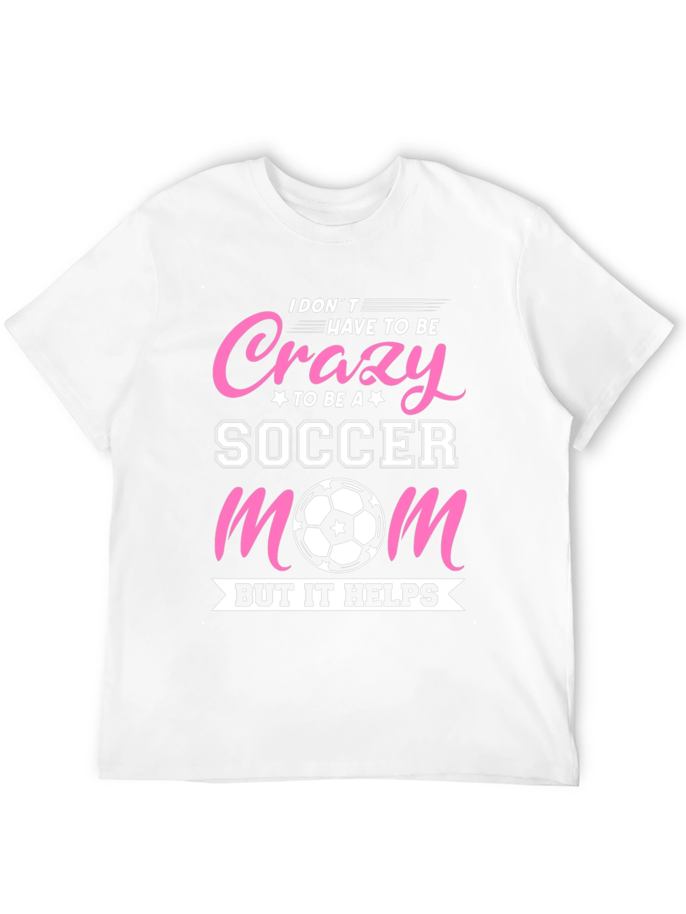 Crazy Soccer Mom Graphic T-Shirt