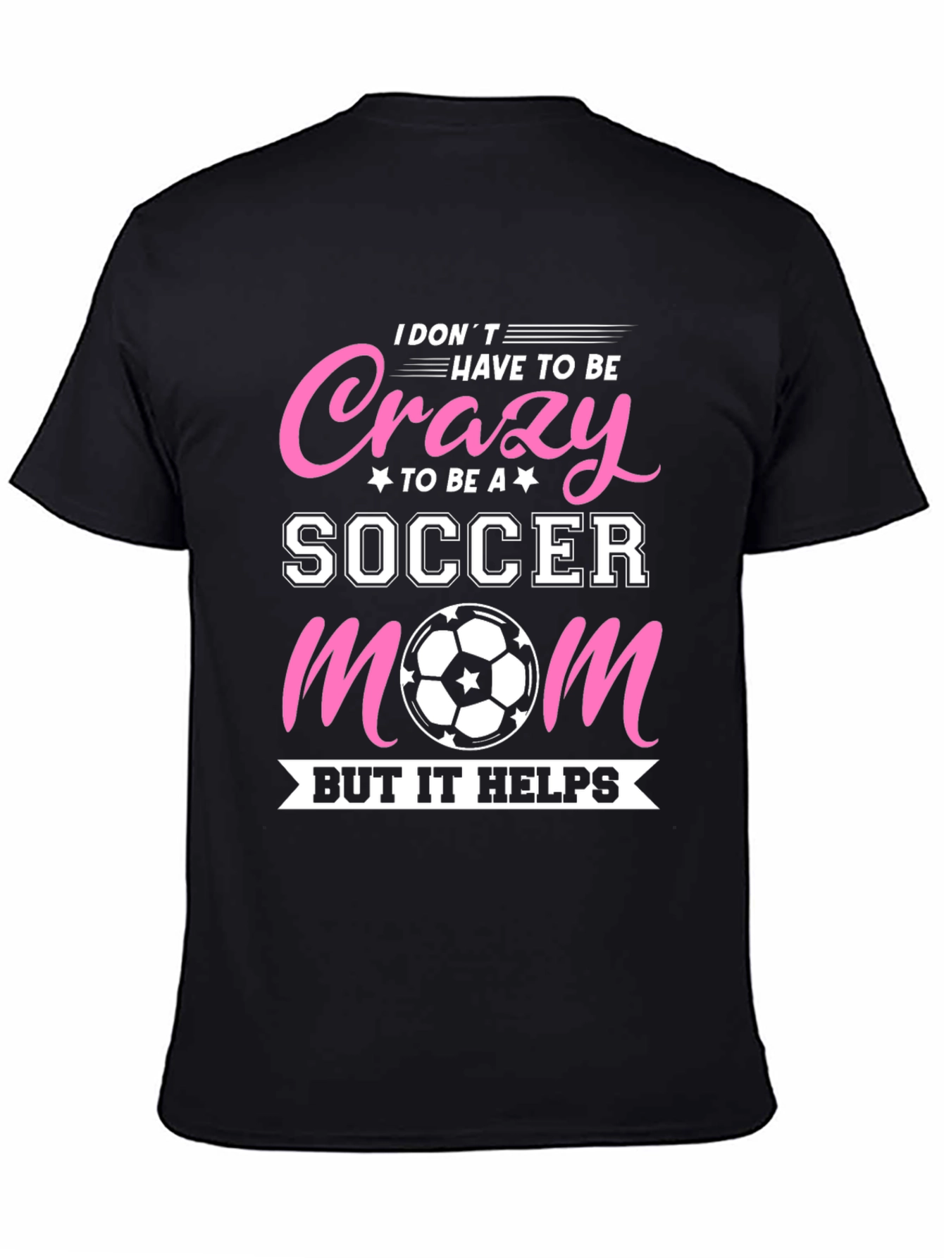 Crazy Soccer Mom Graphic T-Shirt