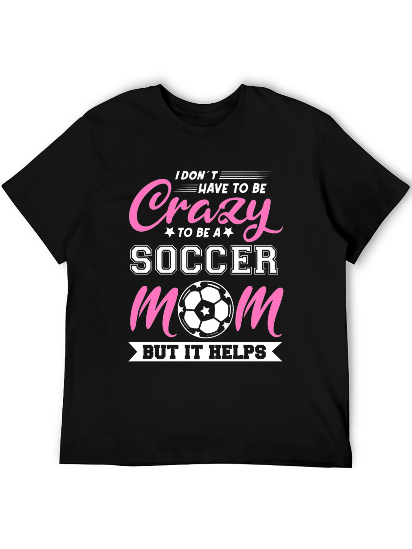 Crazy Soccer Mom Graphic T-Shirt