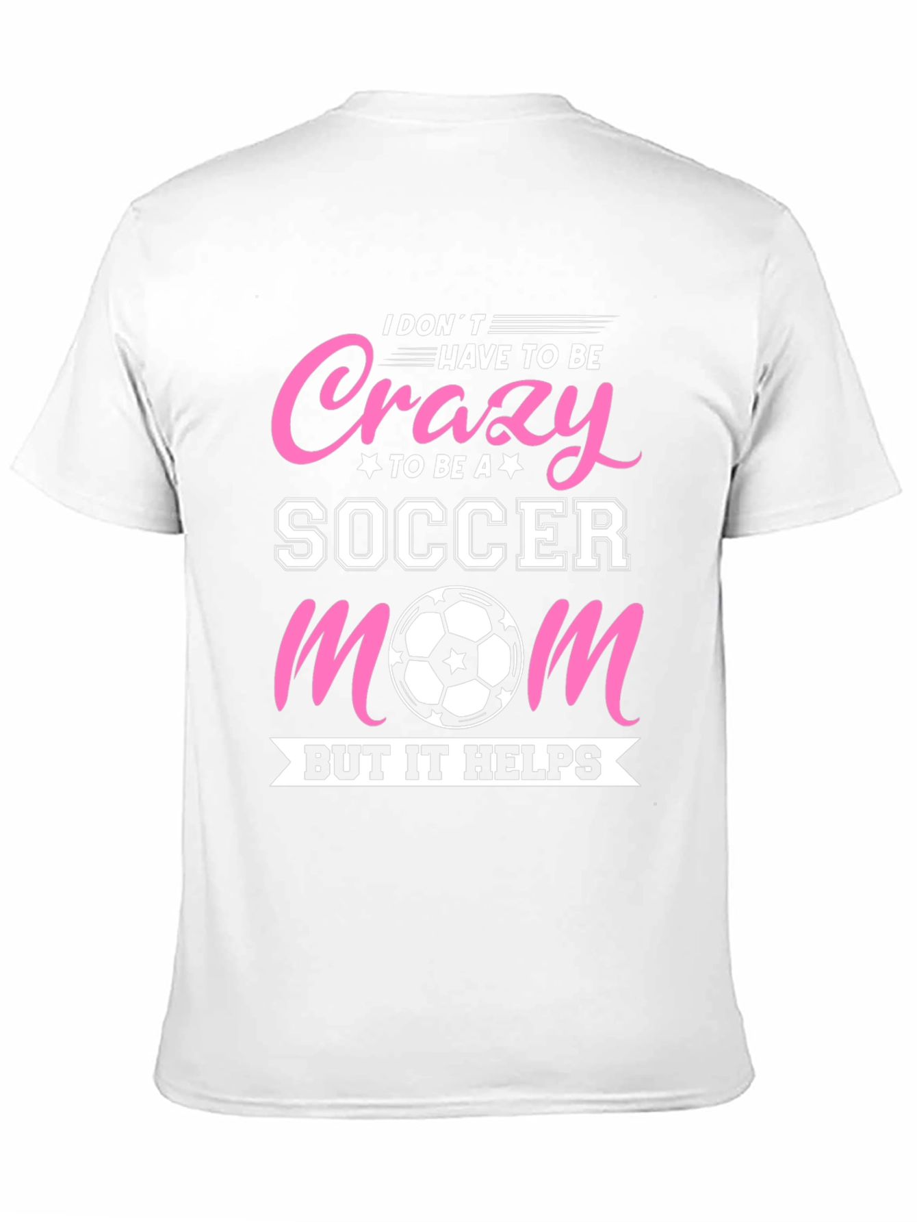 Crazy Soccer Mom Graphic T-Shirt