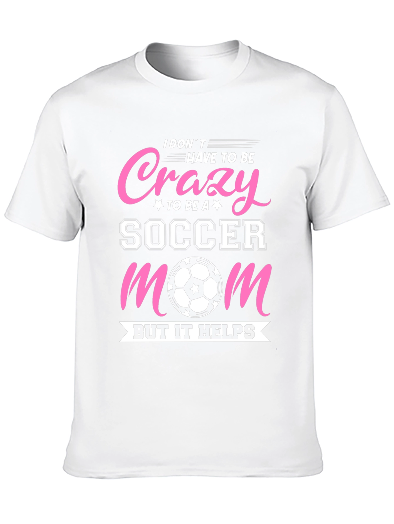 Crazy Soccer Mom Graphic T-Shirt