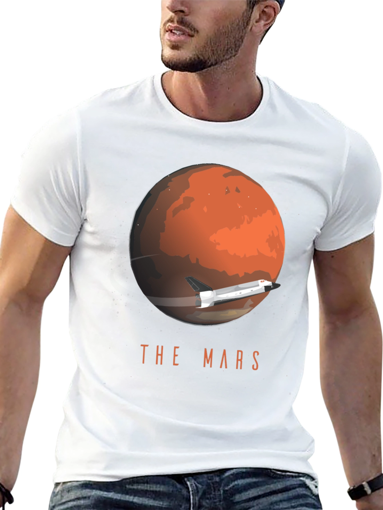 The Mars Graphic Tee - Space Exploration T-Shirt