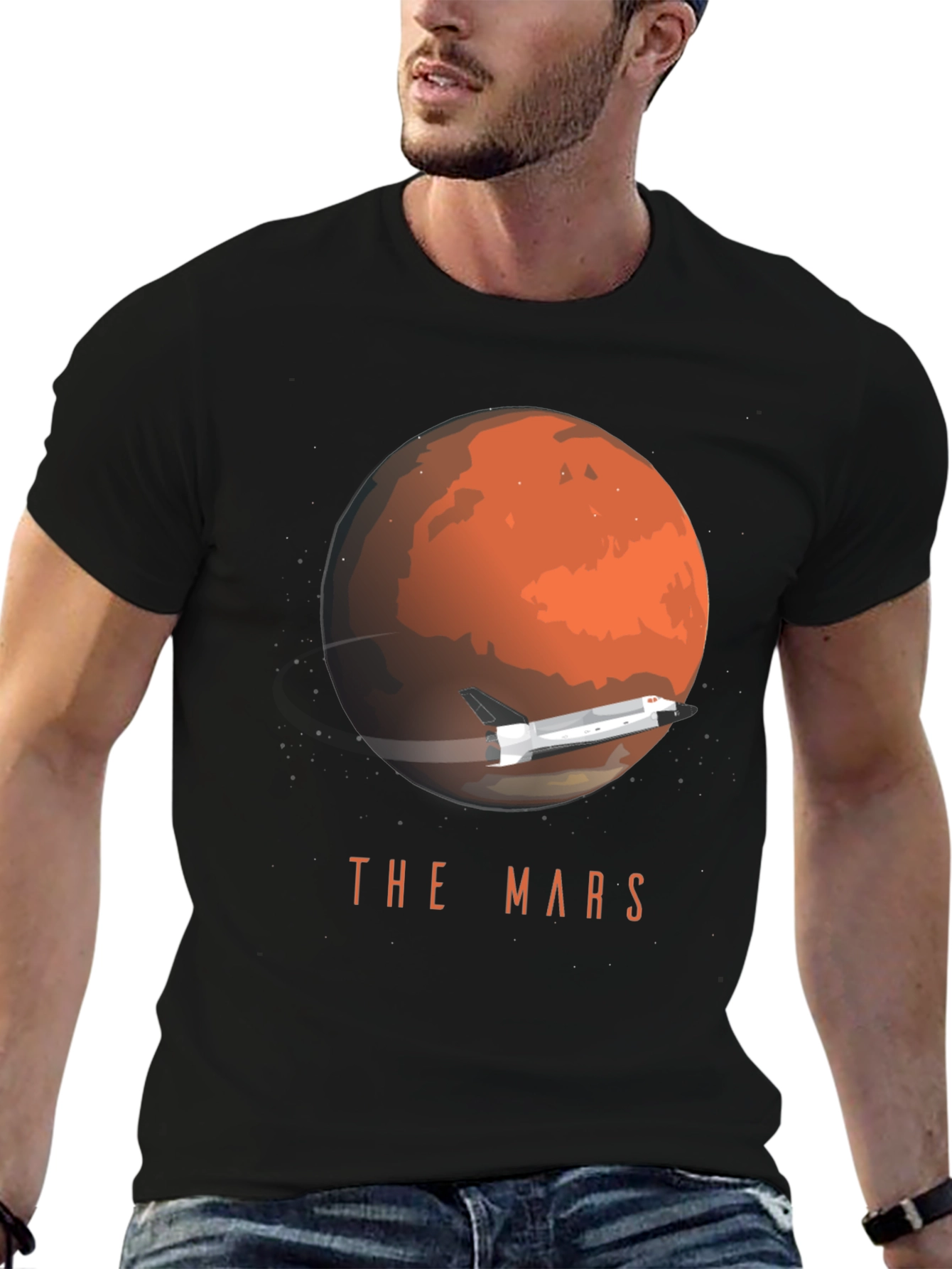 The Mars Graphic Tee - Space Exploration T-Shirt