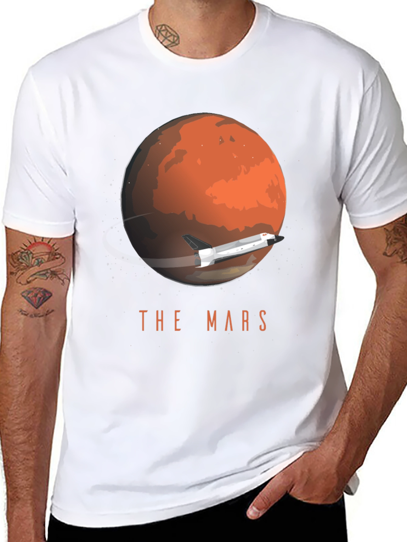 The Mars Graphic Tee - Space Exploration T-Shirt
