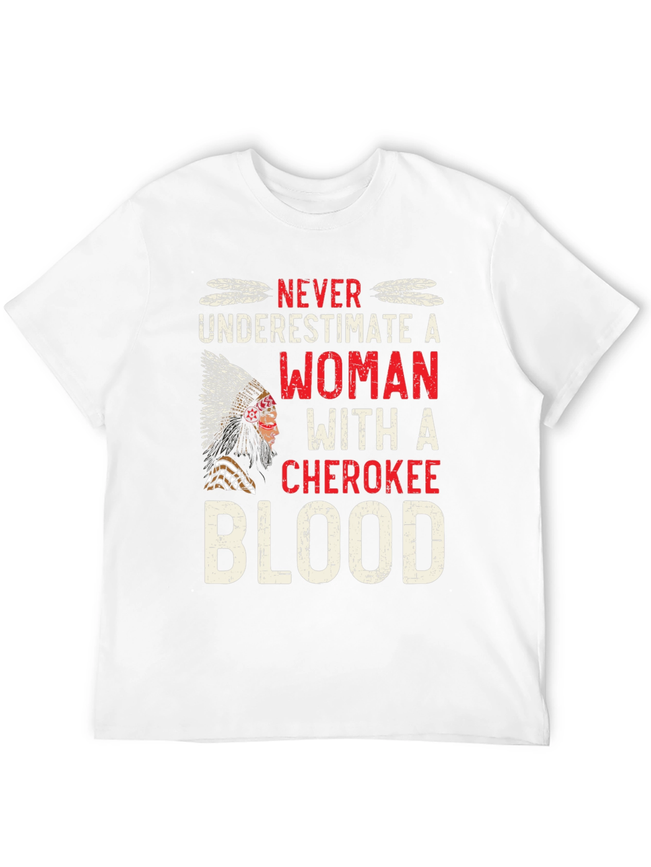 Cherokee Blood Woman Graphic T-Shirt