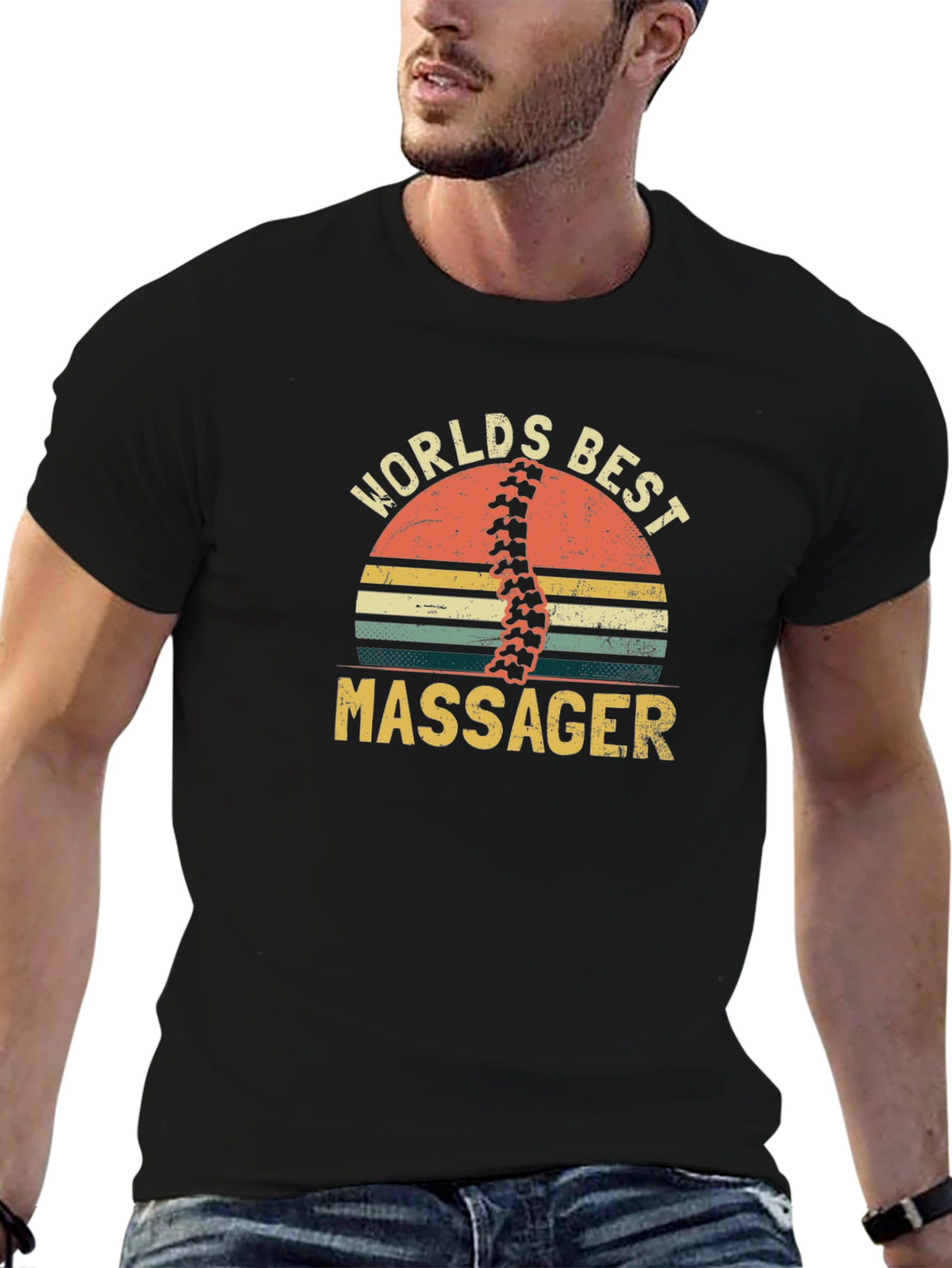 Worlds Best Massager Graphic T-Shirt